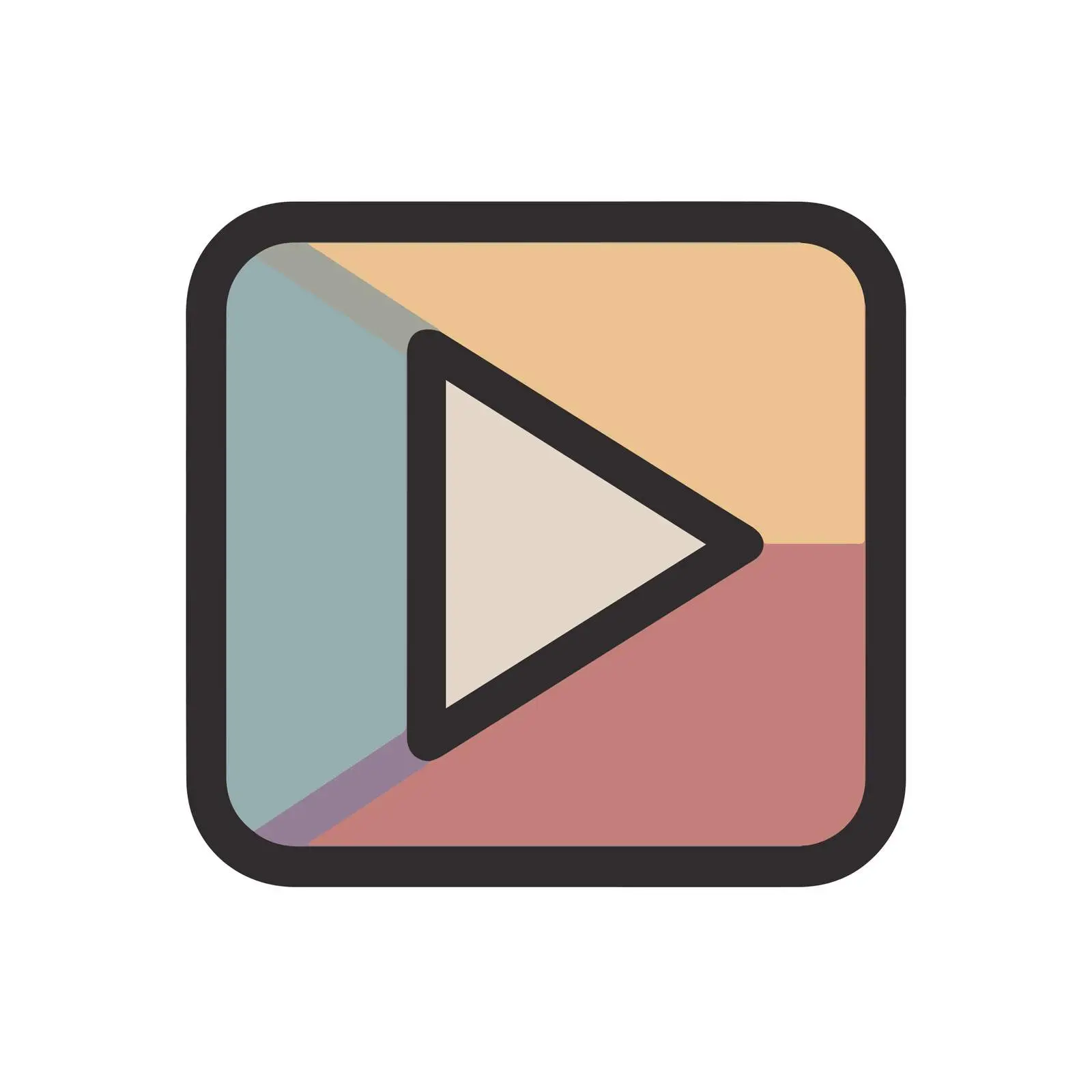 Minimalist Play Button Icon — free download from Dotvec