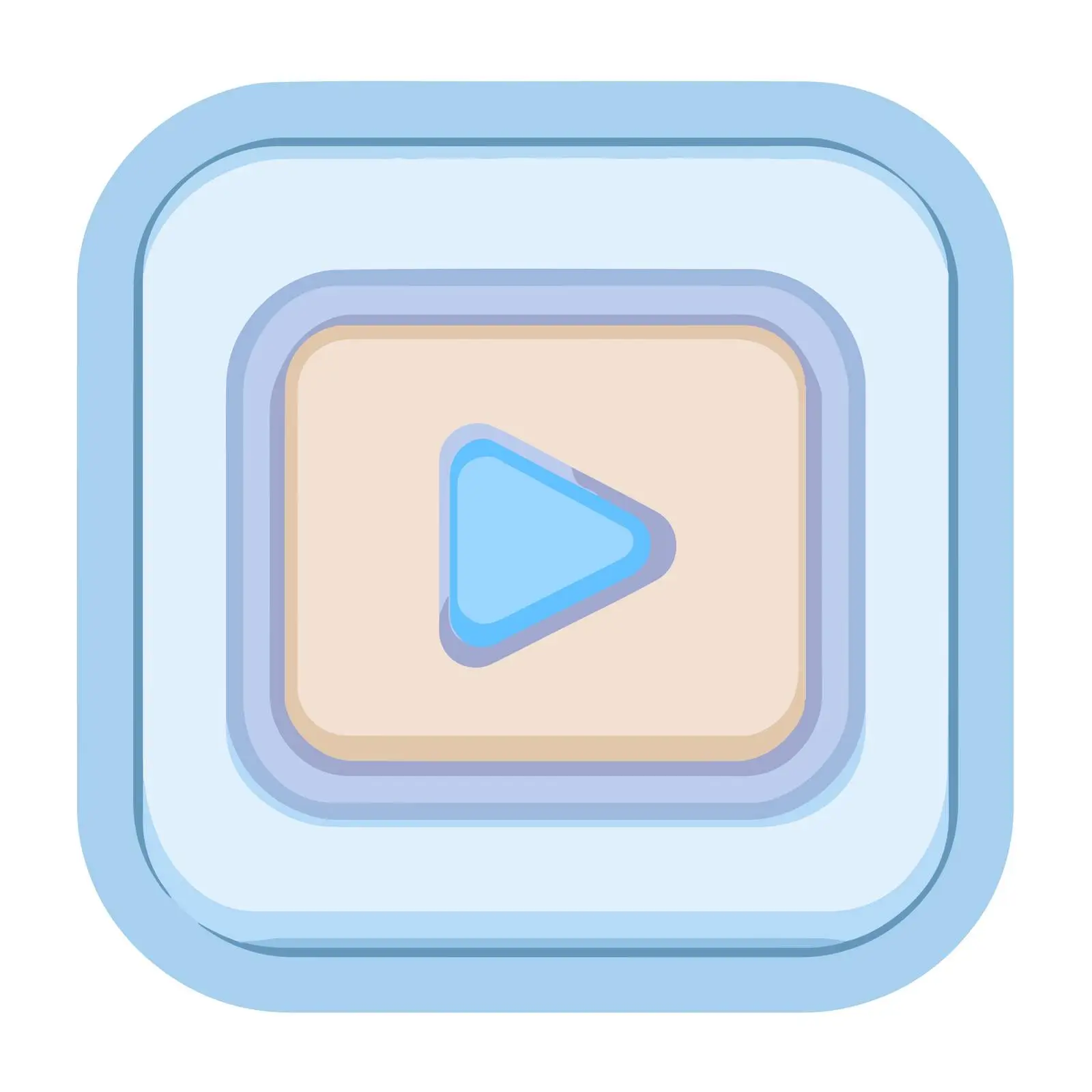 Play Button Icon in Flat Design — free download from Dotvec