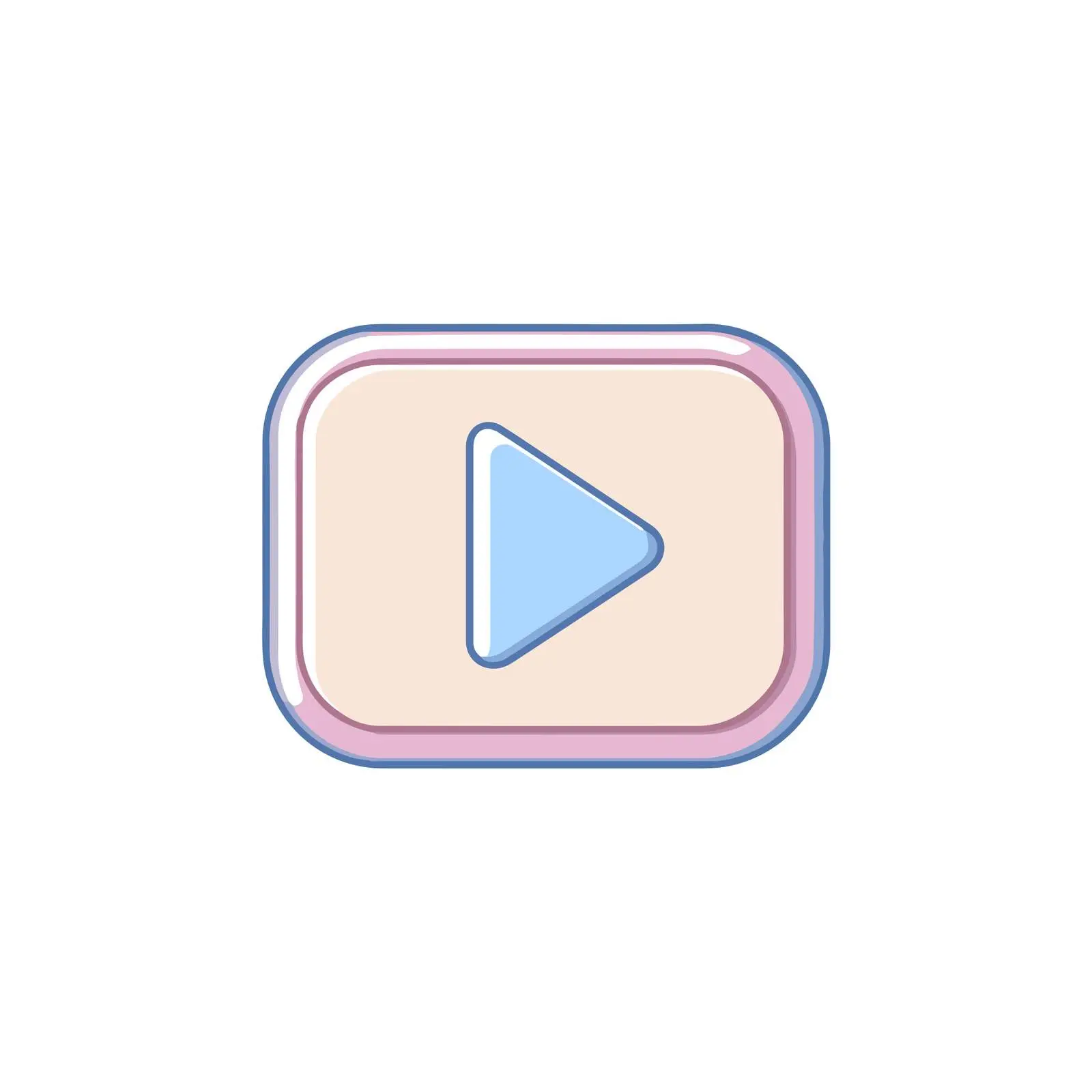 Professional Play Button Icon Design — free download from Dotvec