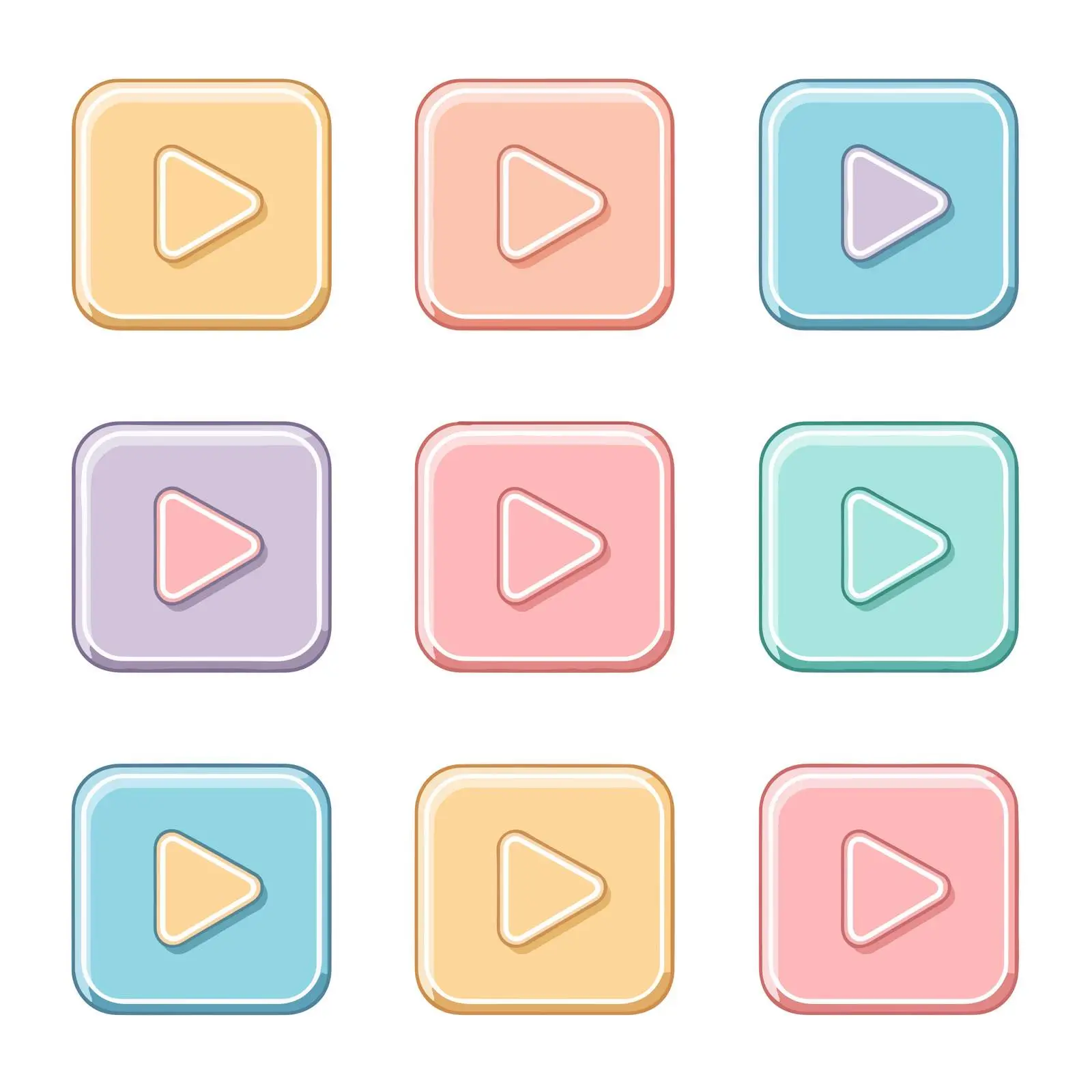 Play Button Design Icon — free download from Dotvec