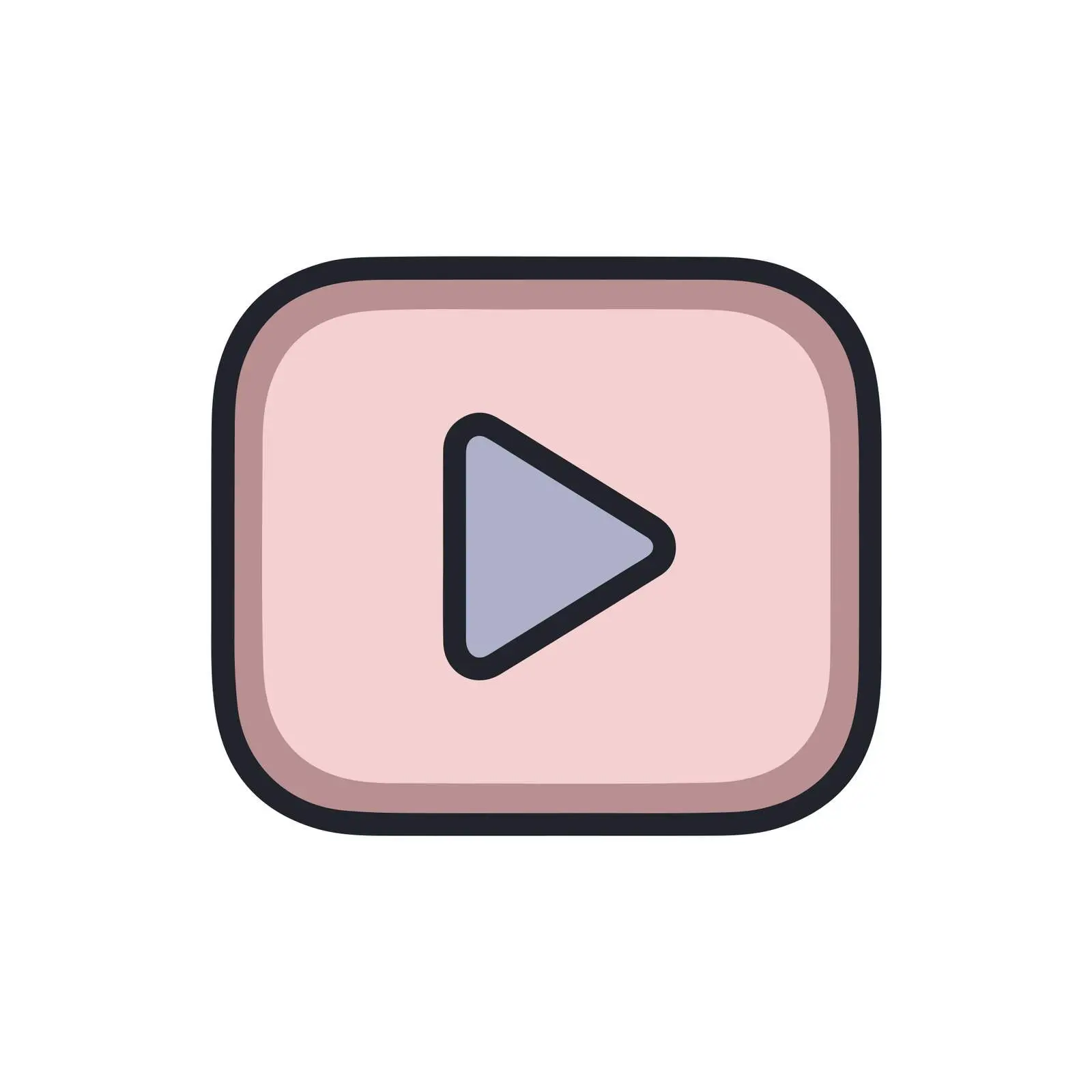 Play Button Design Icon — free download from Dotvec
