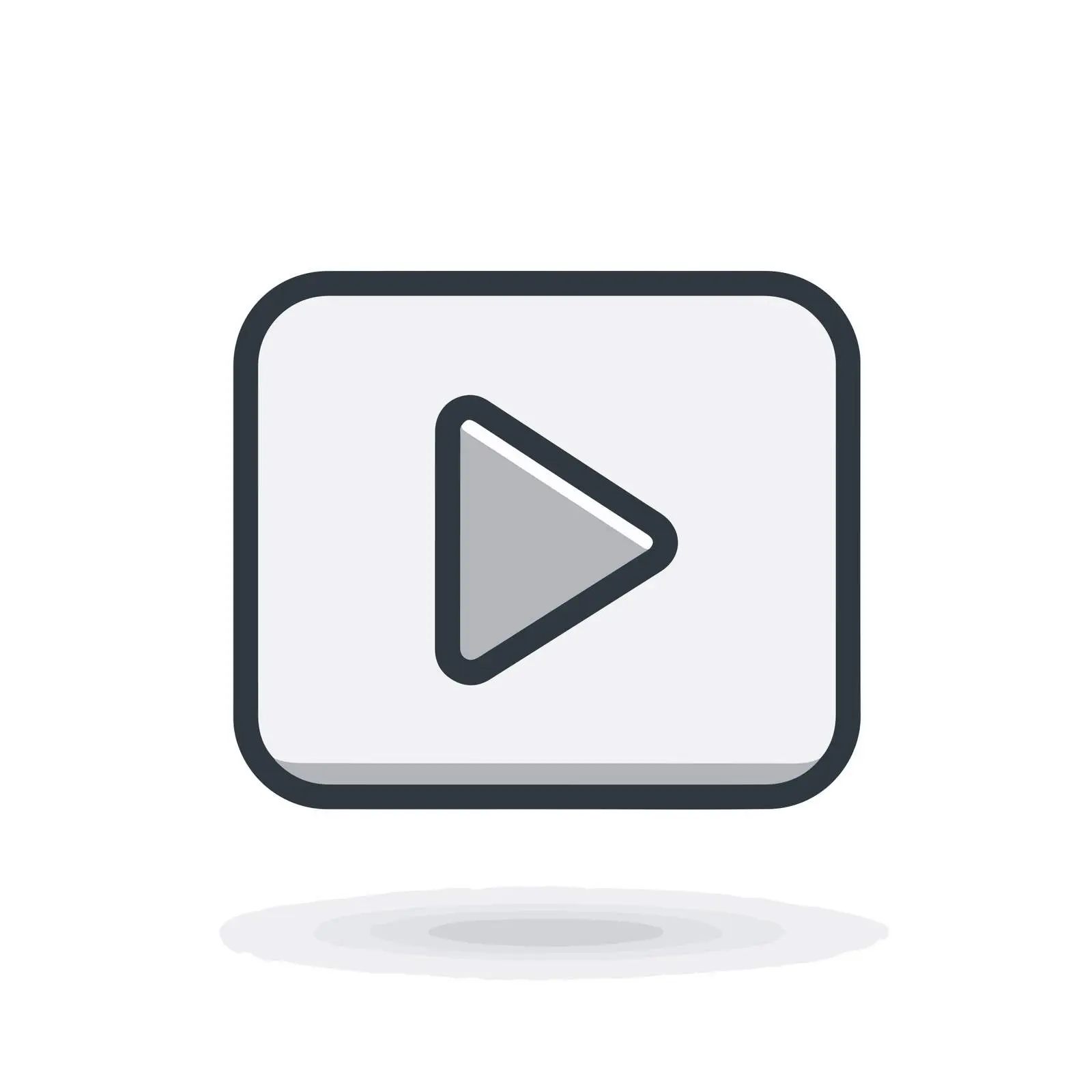 Play Button Icon Design — free download from Dotvec