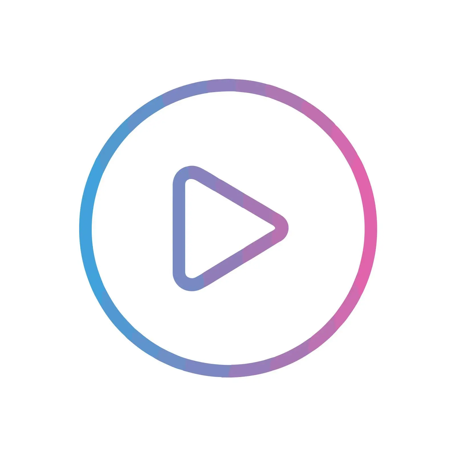 Minimalist Play Button Icon — free download from Dotvec