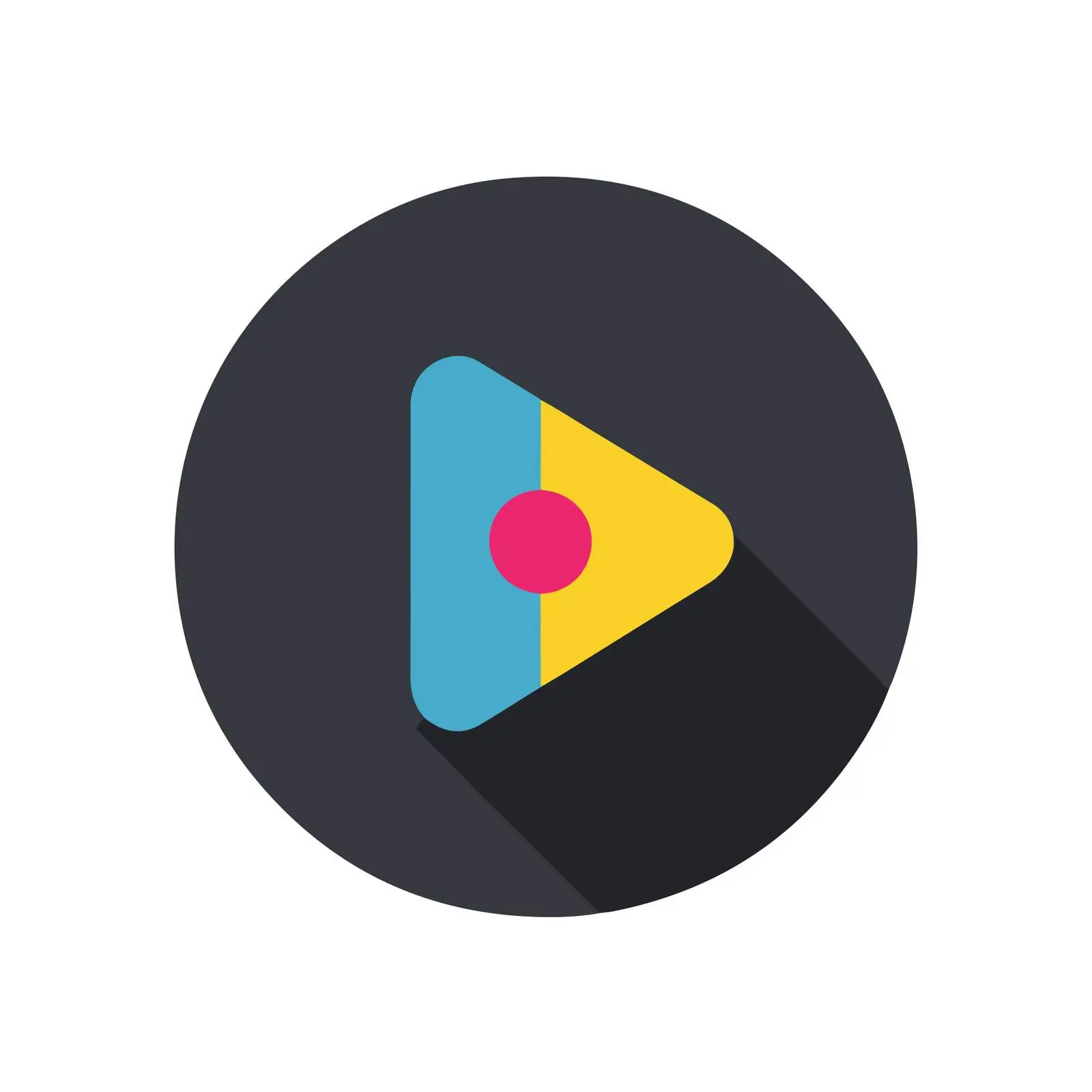 Minimalistic Play Button Icon — free download from Dotvec