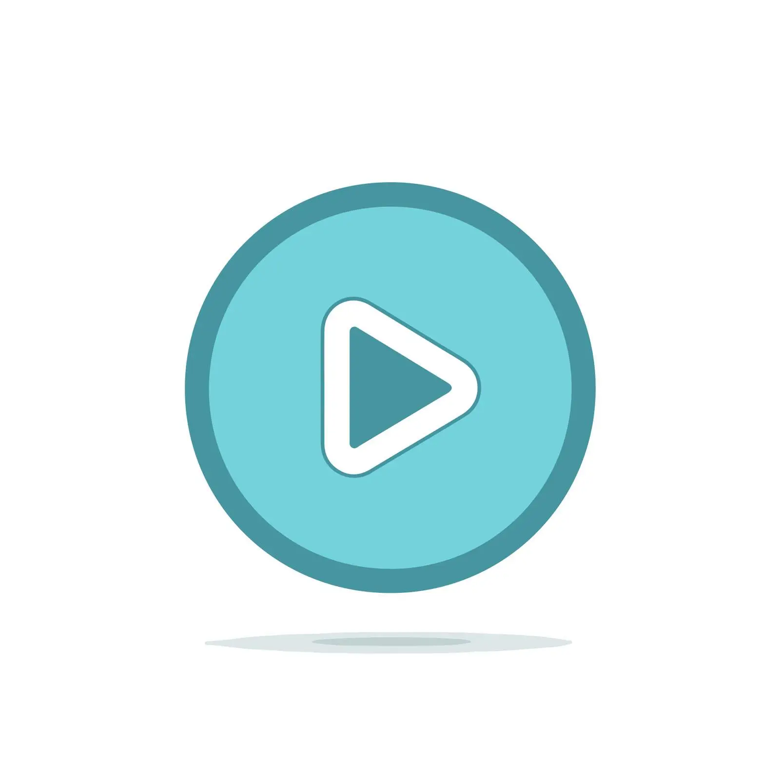 Minimal Play Button Icon — free download from Dotvec