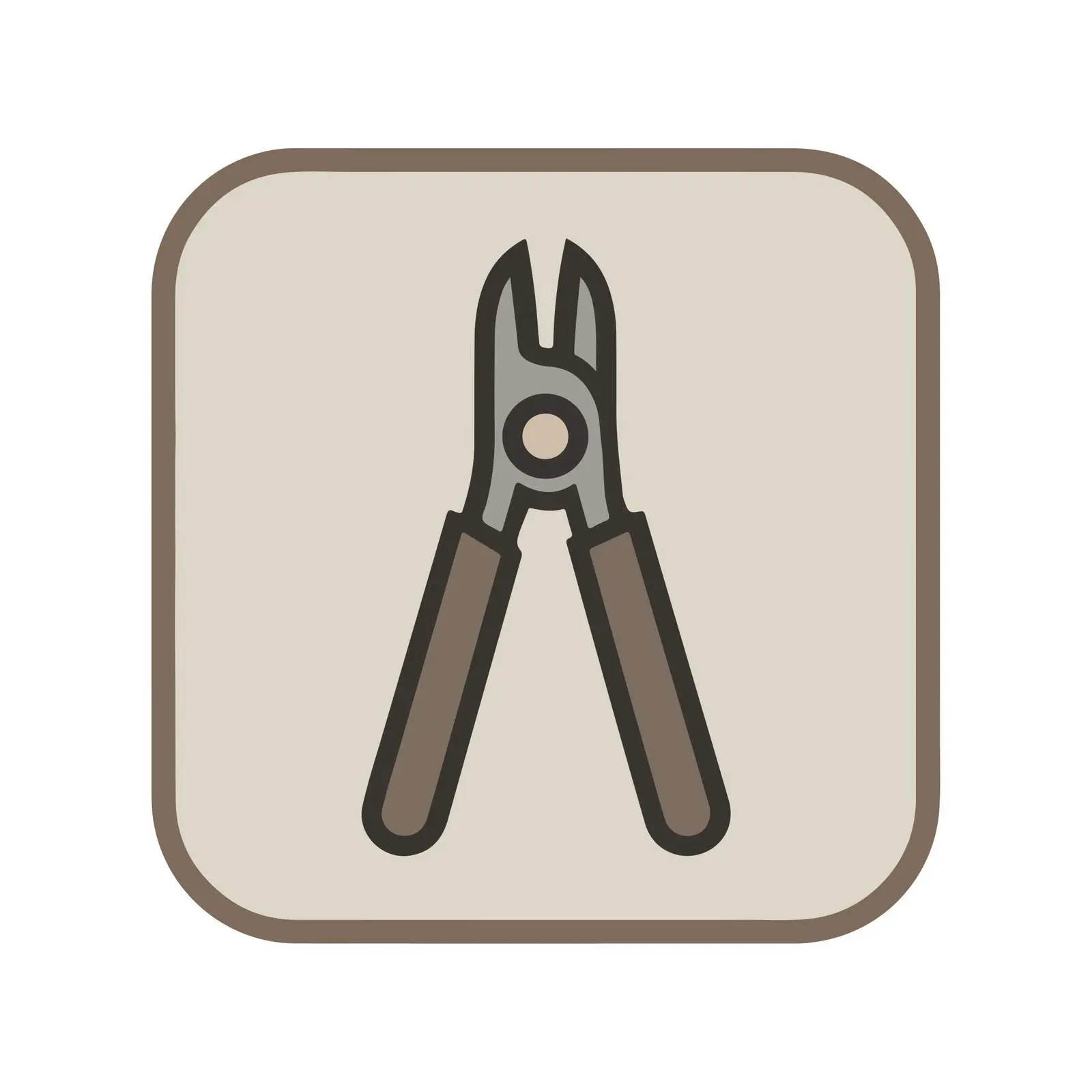 Minimalist Pliers Icon — free download from Dotvec
