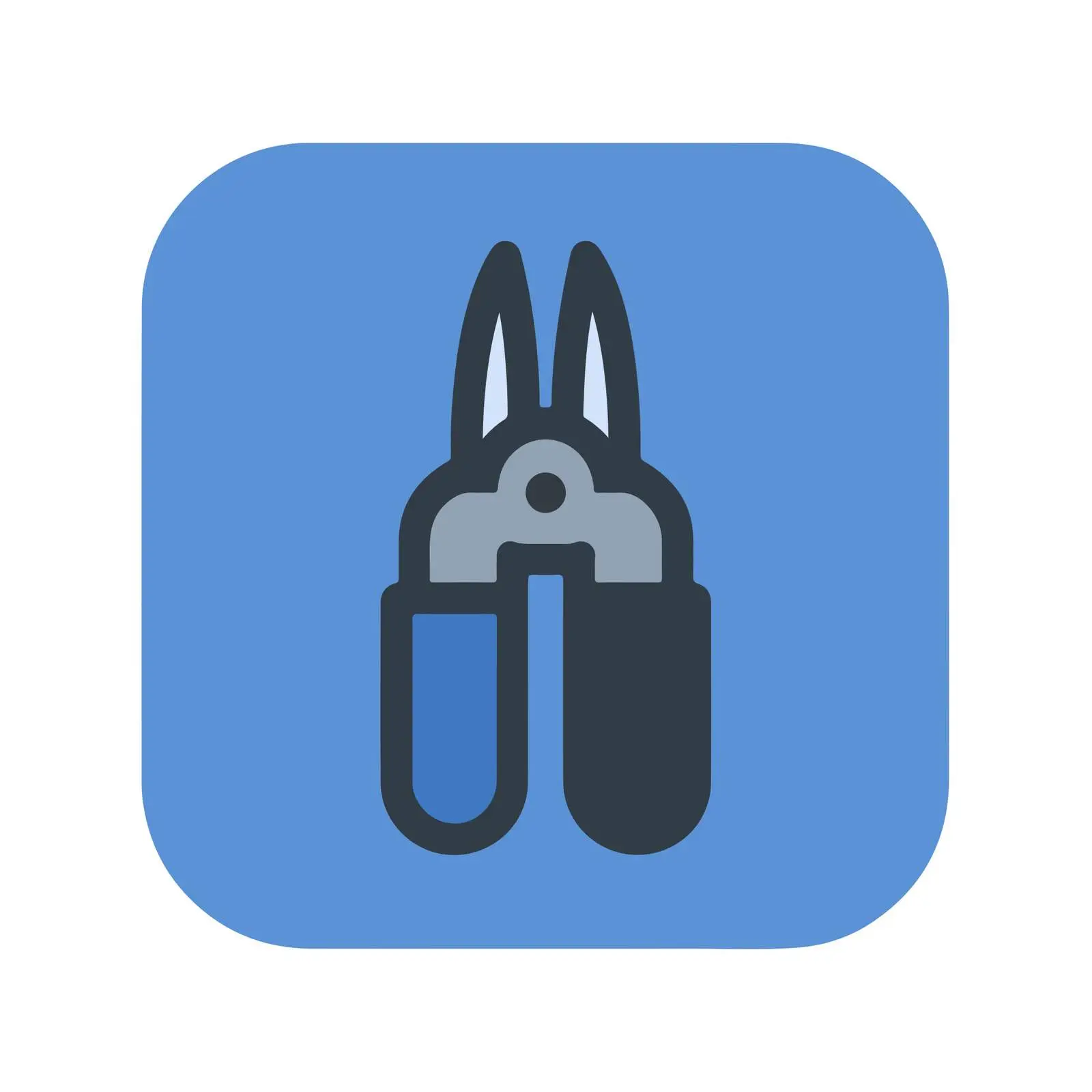 Minimalist Pliers Icon — free download from Dotvec