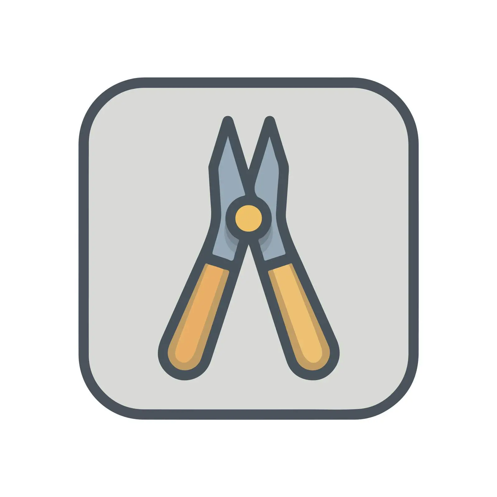Minimalist Pliers Icon — free download from Dotvec