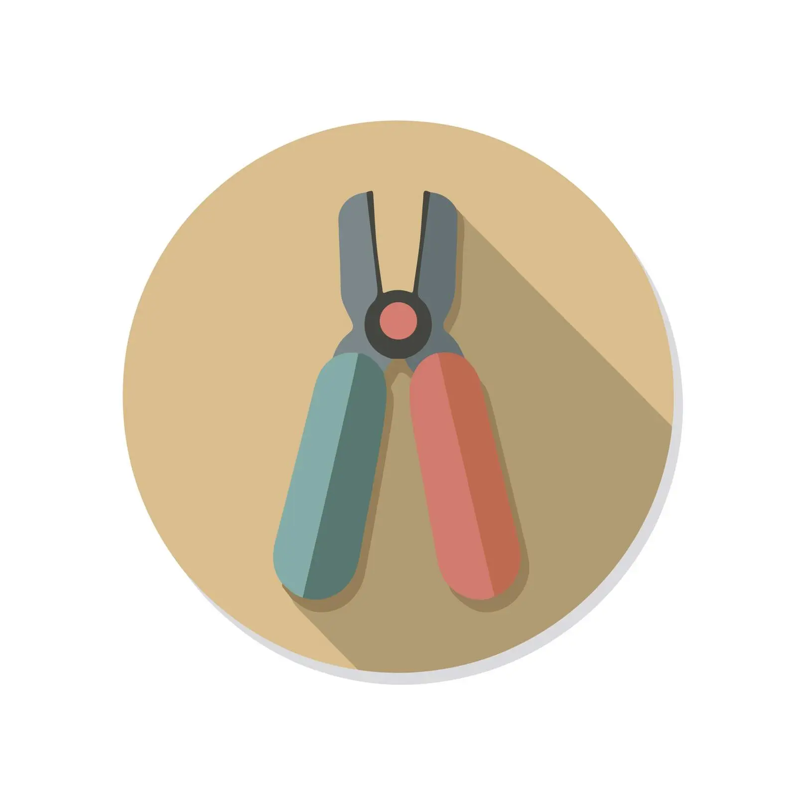 Minimalist Pliers Icon — free download from Dotvec