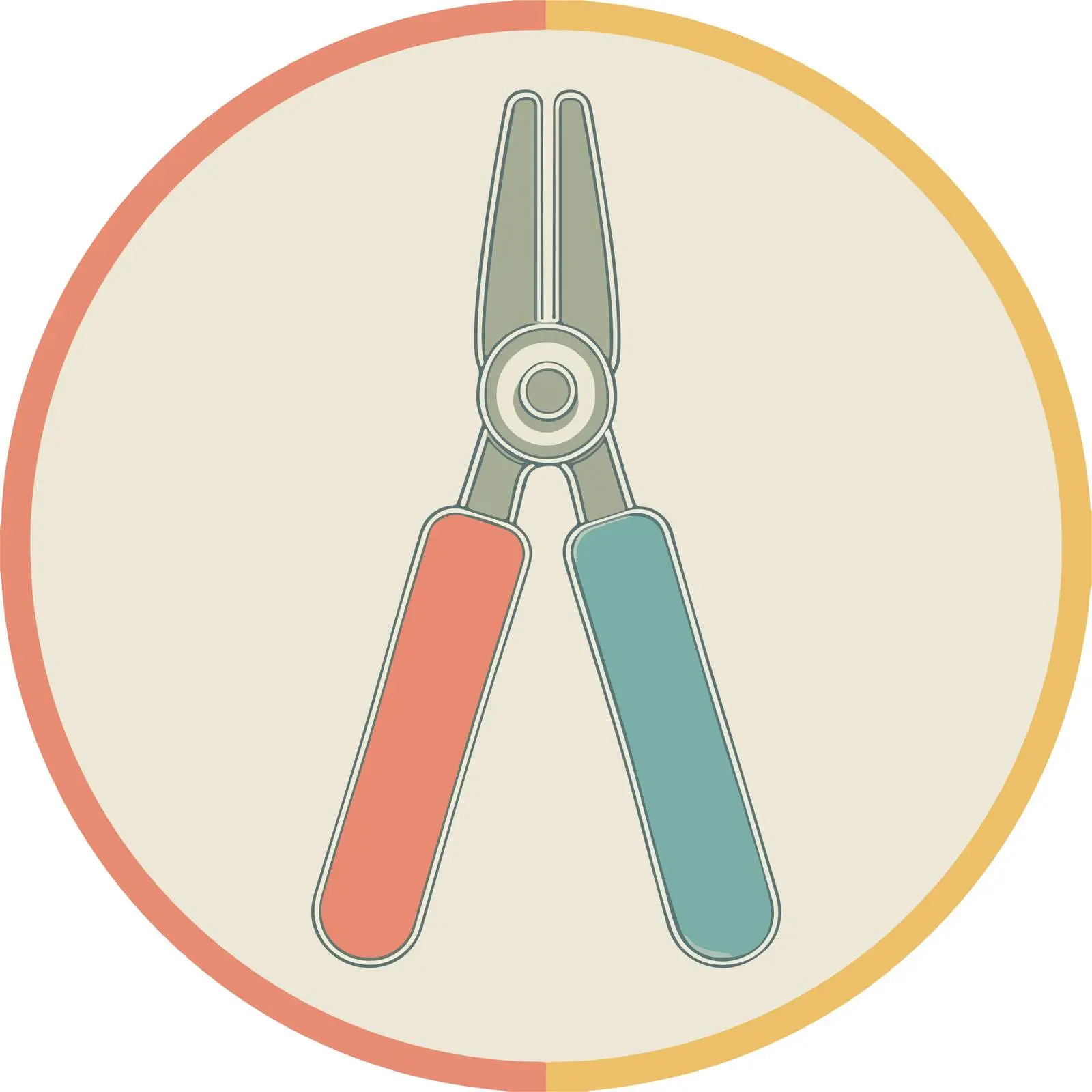 Minimalist Pliers Icon — free download from Dotvec
