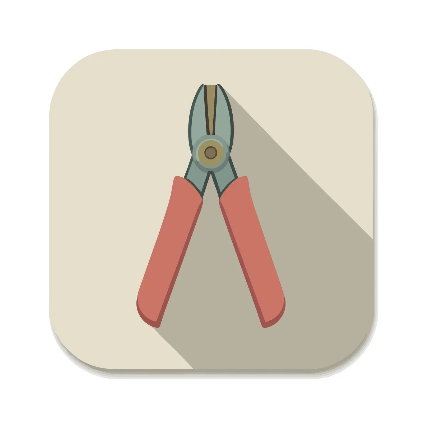 Minimalist Pliers Icon — free download from Dotvec