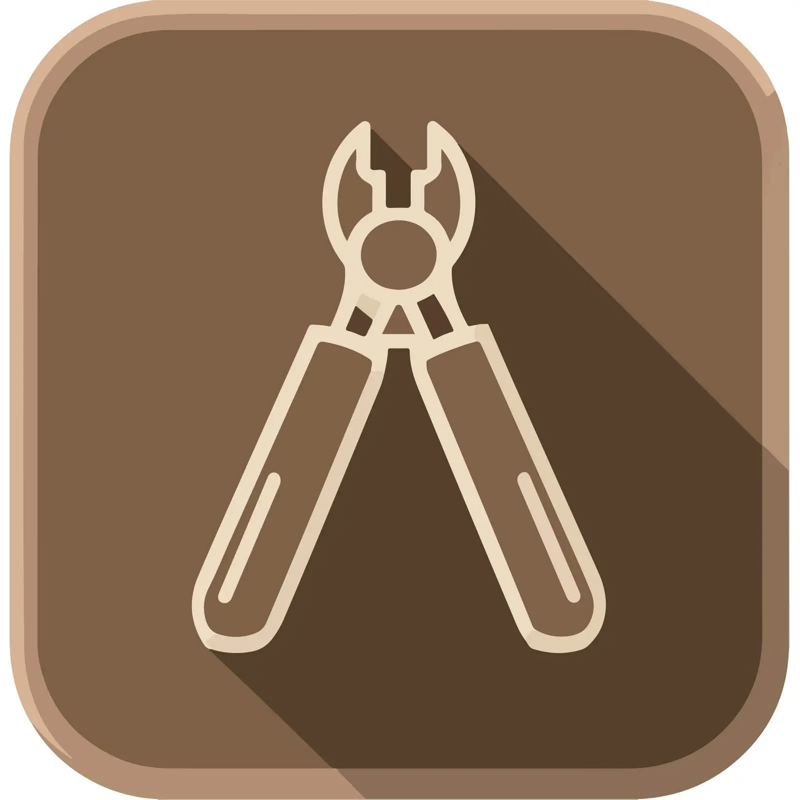 Flat Pliers Icon — free download from Dotvec