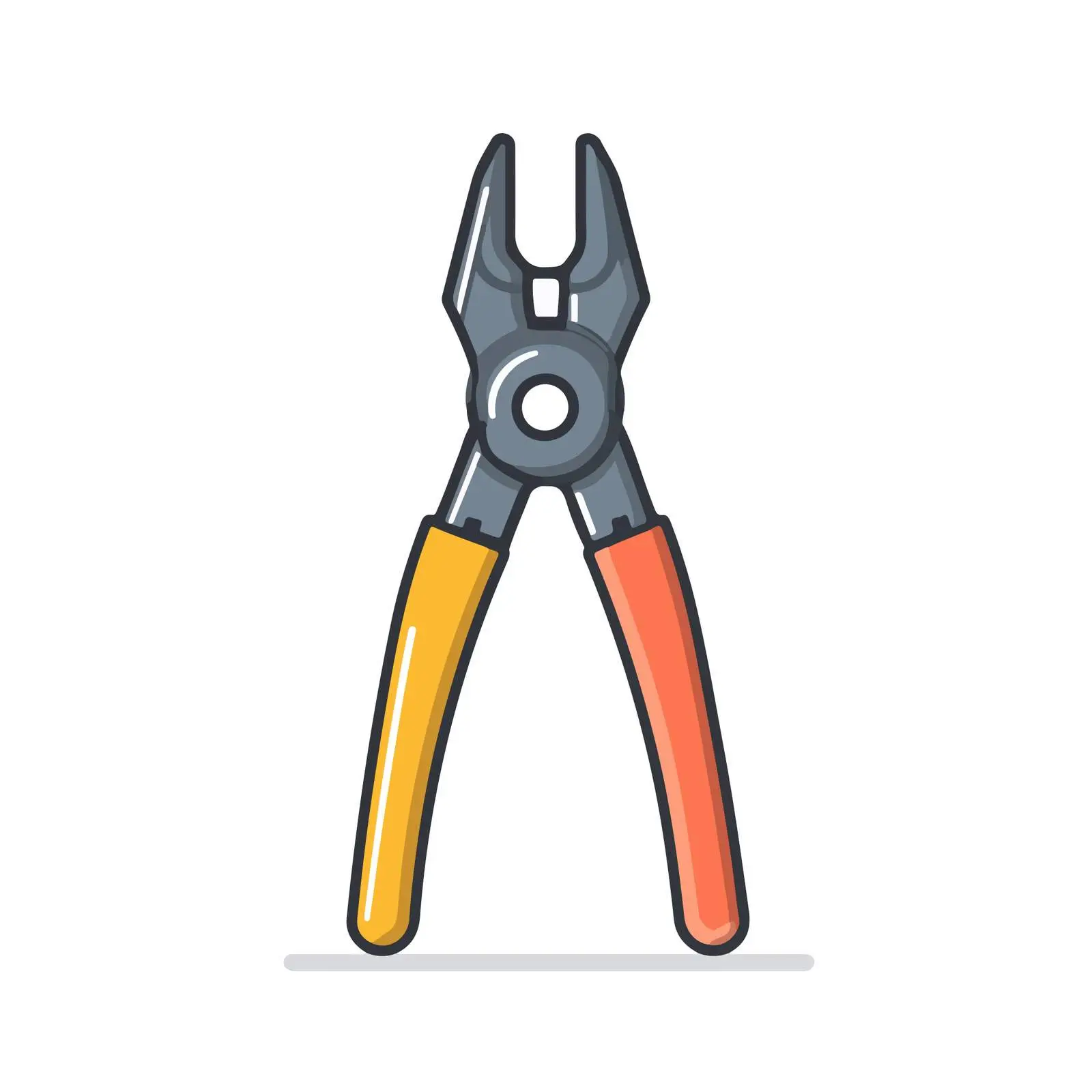 Minimal Pliers Icon – free grip image from Dotvec