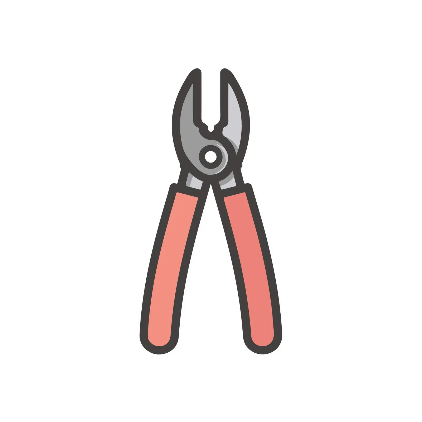 Geometric Pliers Icon — free download from Dotvec