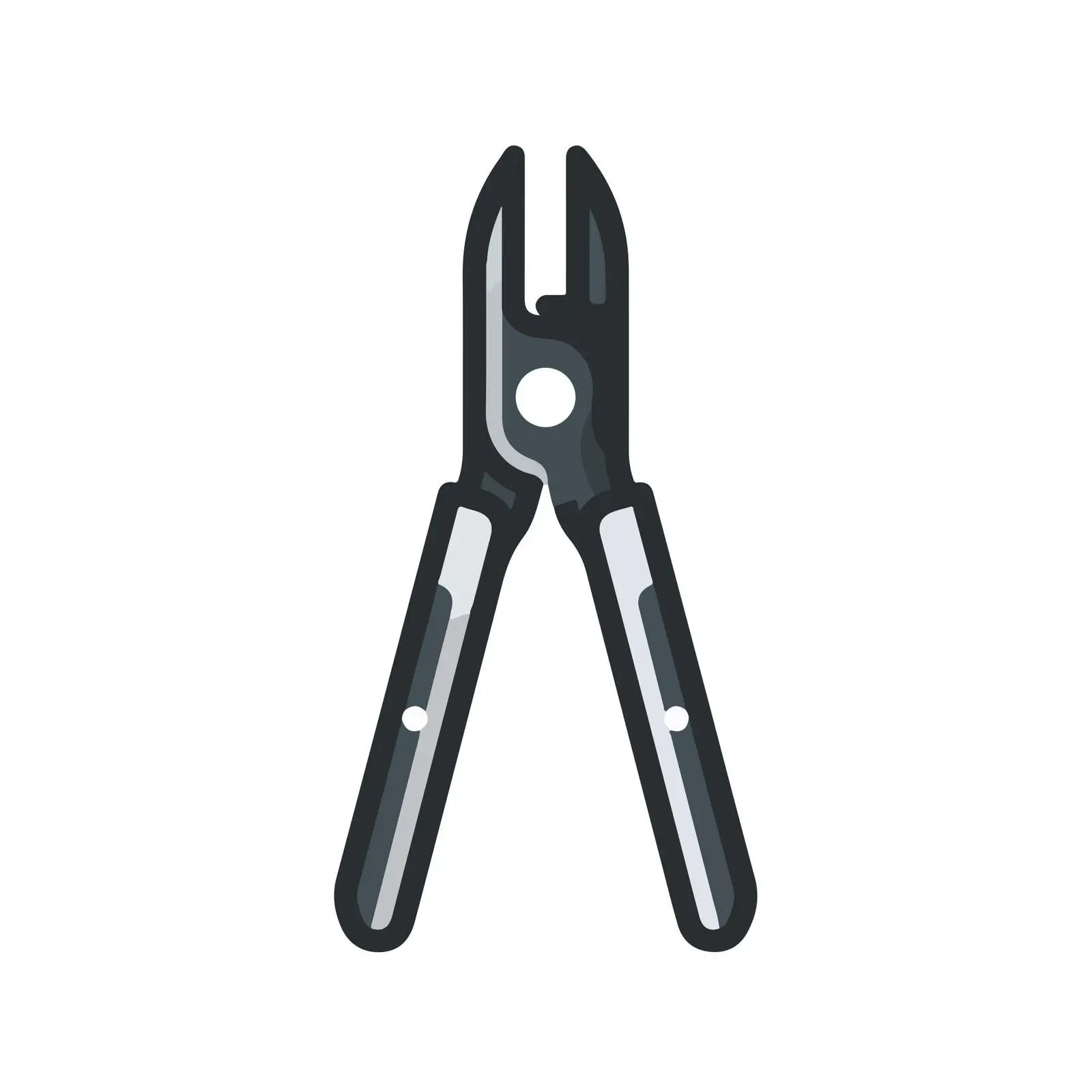 Geometric Pliers Icon — free download from Dotvec