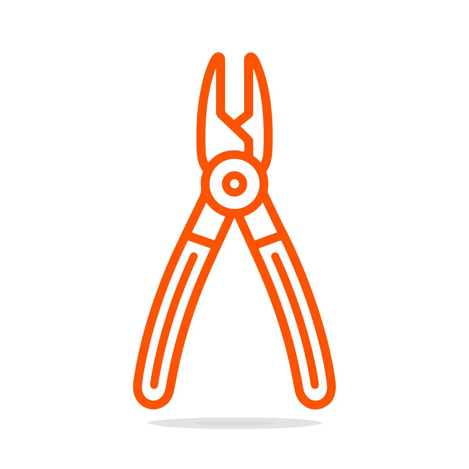 Flat Pliers Icon — free download from Dotvec