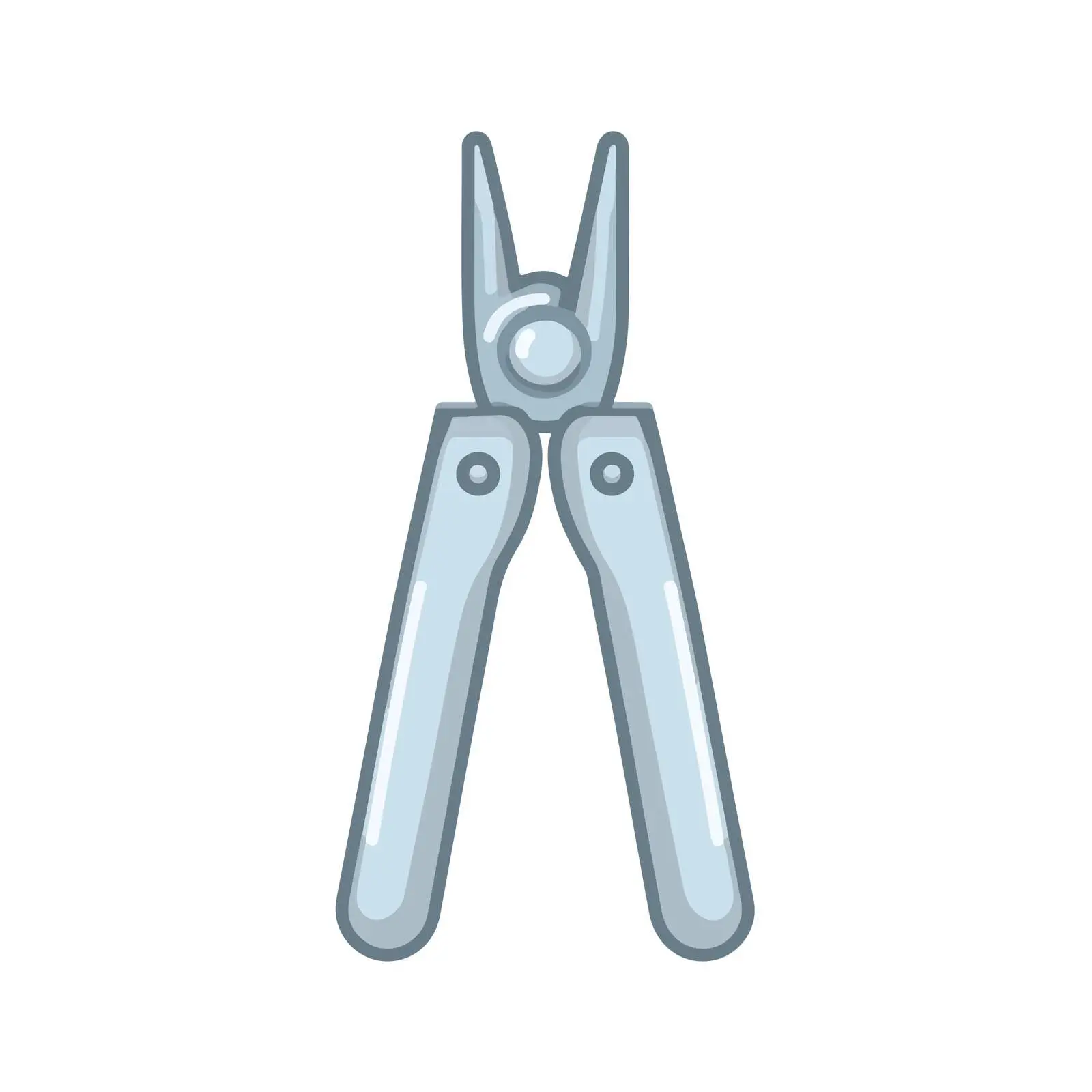 Minimalist Pliers Icon — free download from Dotvec