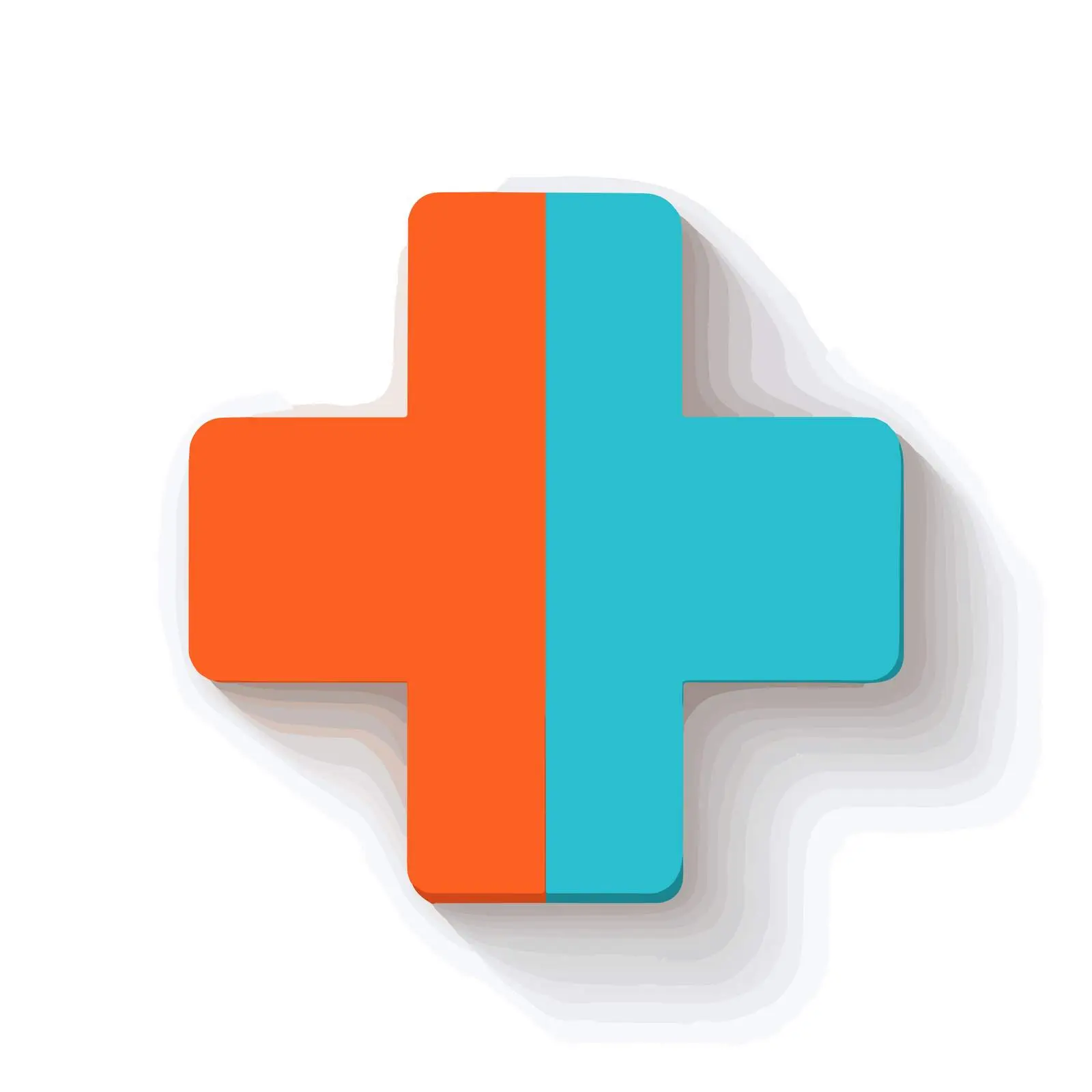 Clean UI Plus Icon – free flat pal image from Dotvec