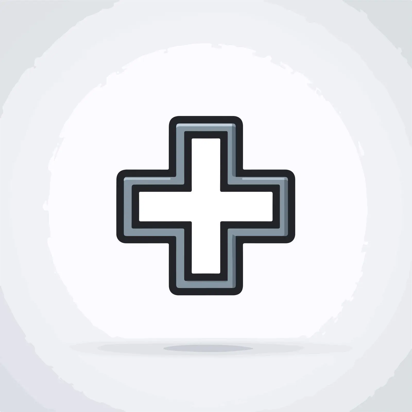 Simple Plus Icon Flat Design — free download from Dotvec