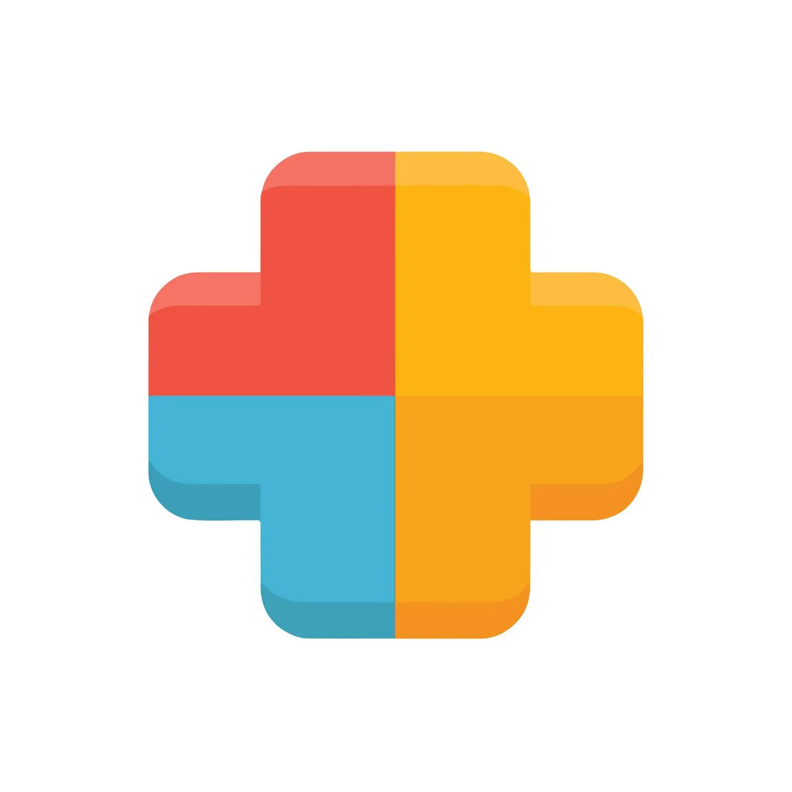 Geometric Plus Icon — free download from Dotvec