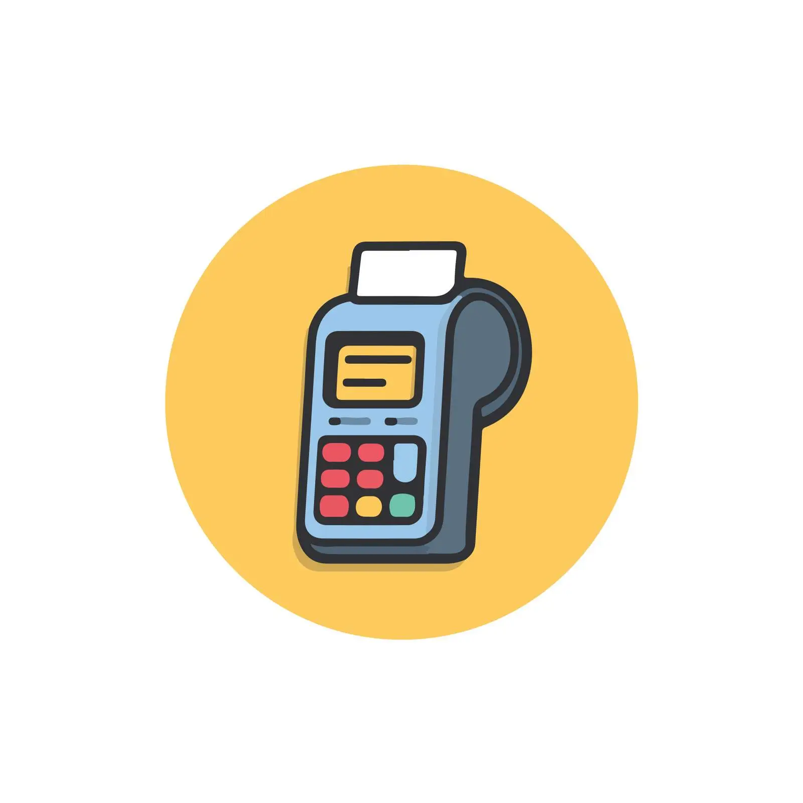 Point of Sale Terminal Icon — free download from Dotvec