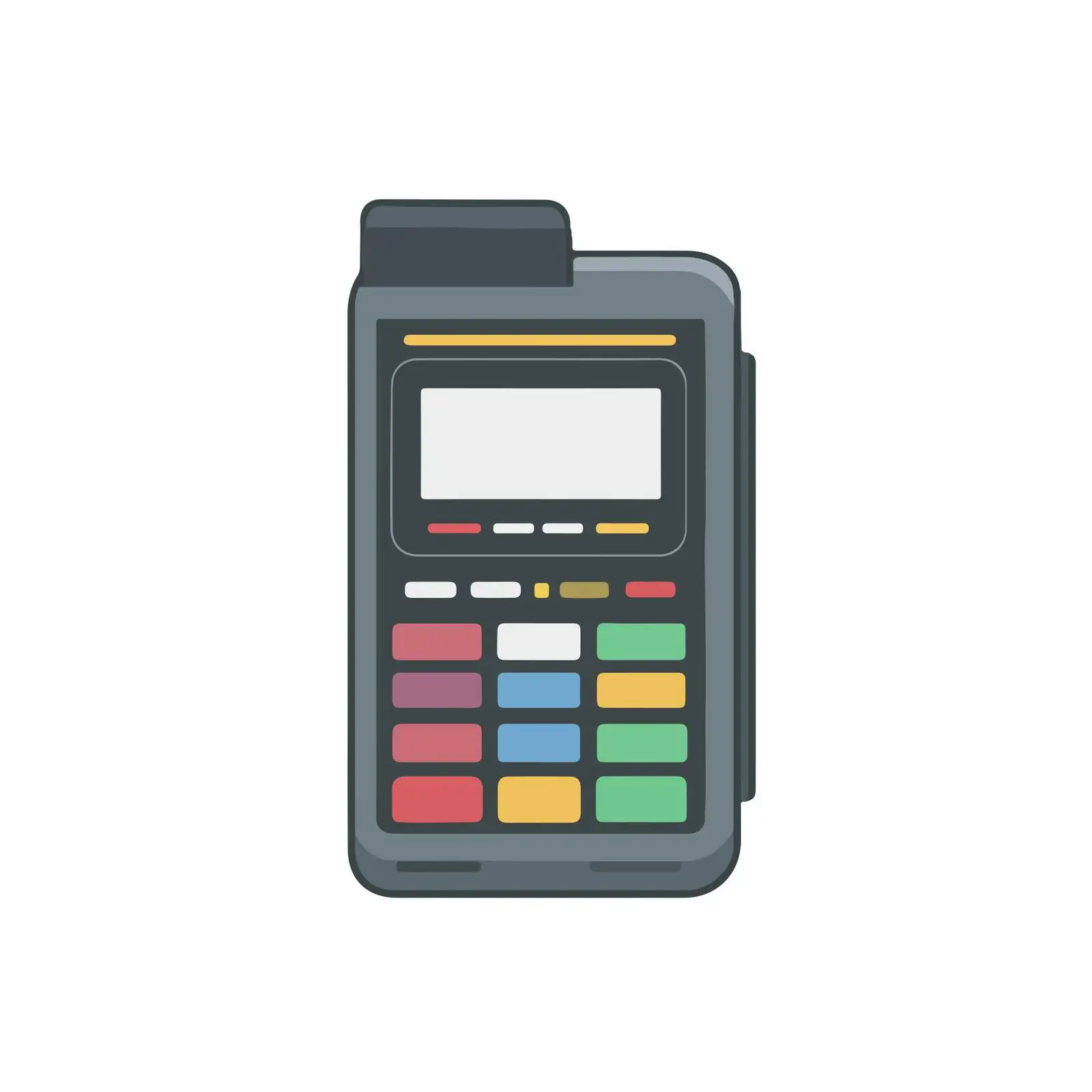 Modern POS Terminal Icon — free download from Dotvec