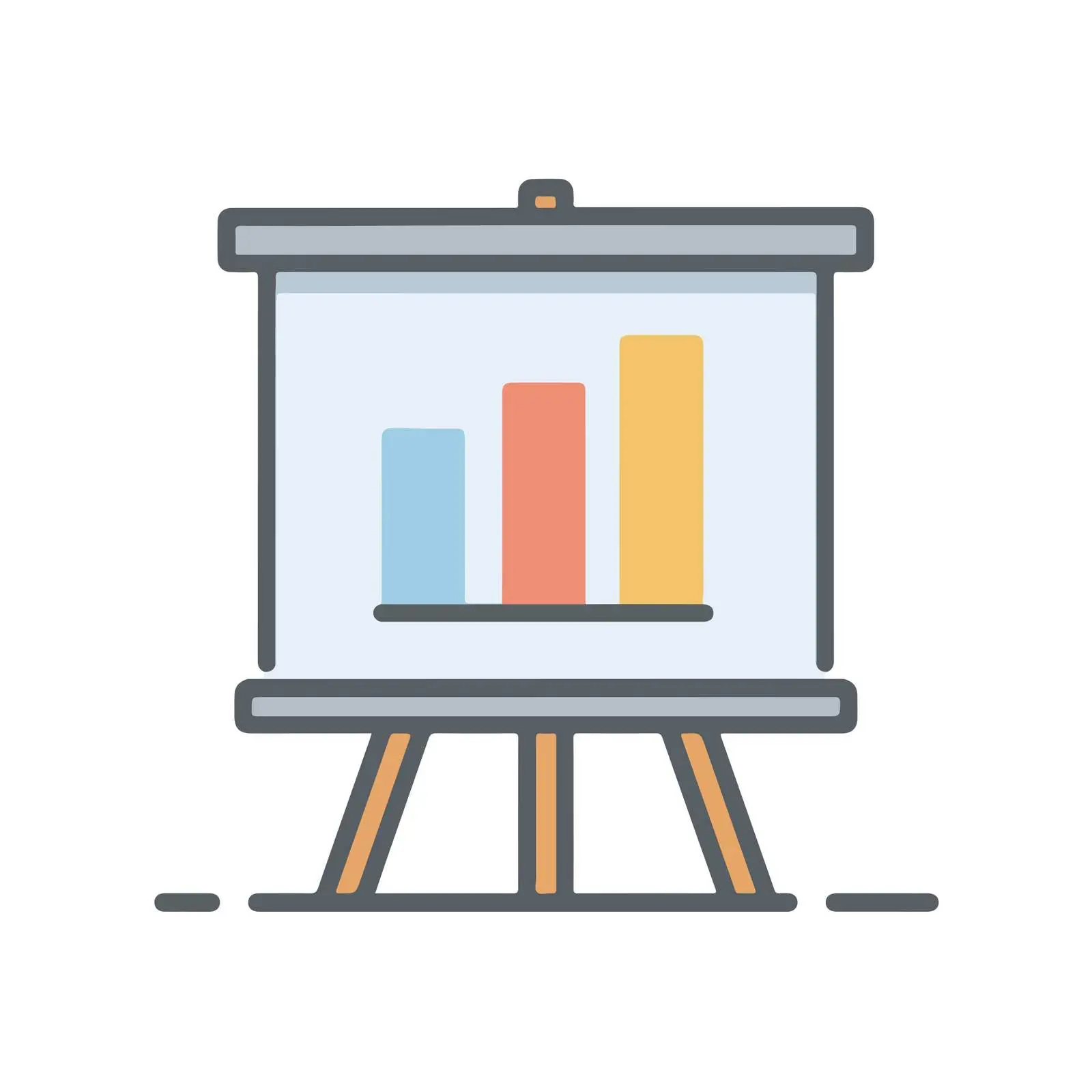 Professional Presentation Board Icon — free download from Dotvec