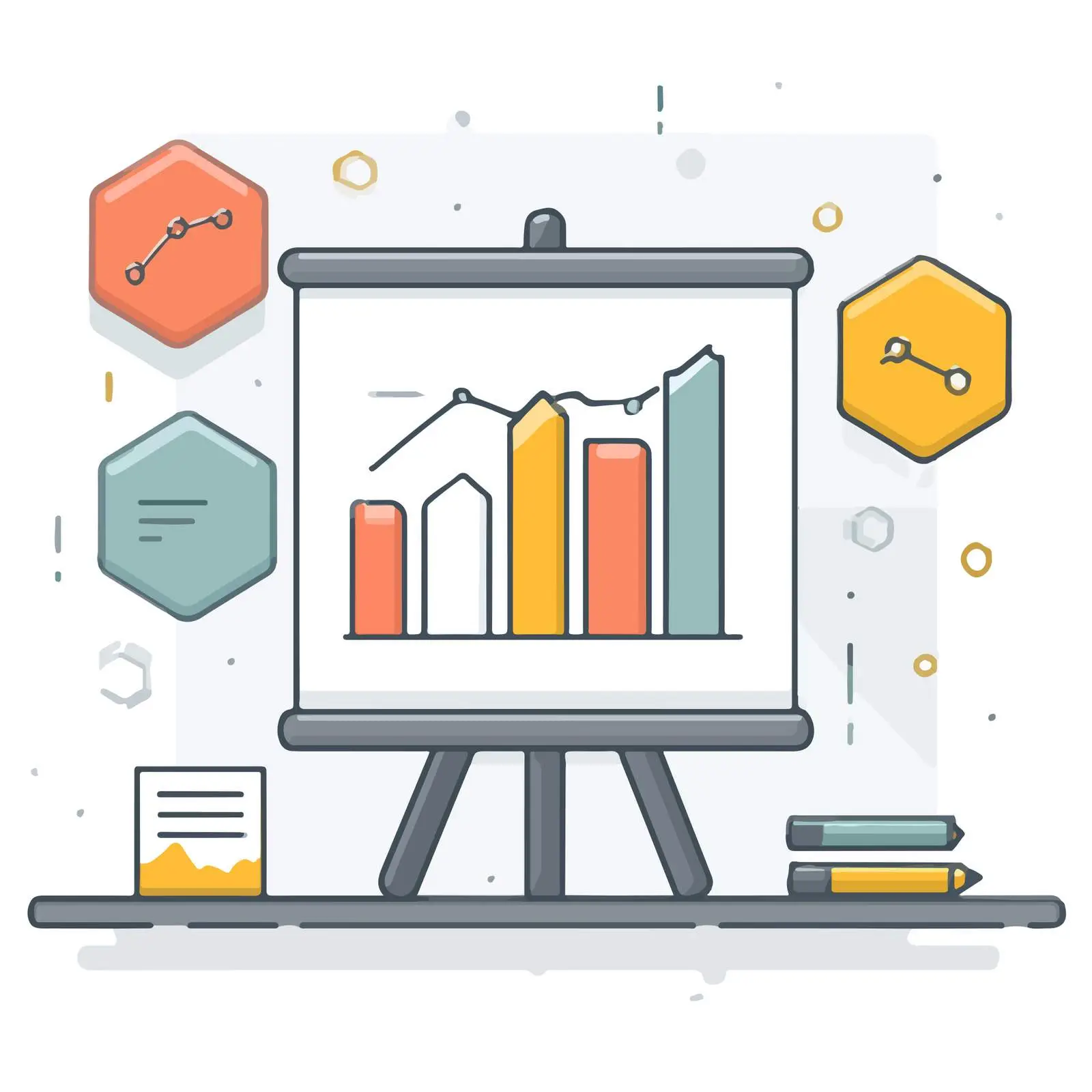 Presentation Board Icon — free download from Dotvec