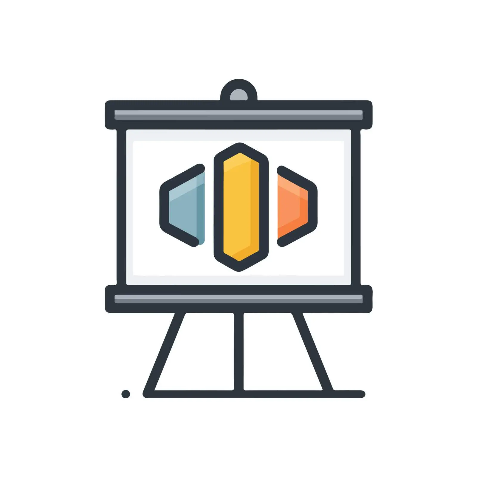 Presentation Board Icon — free download from Dotvec