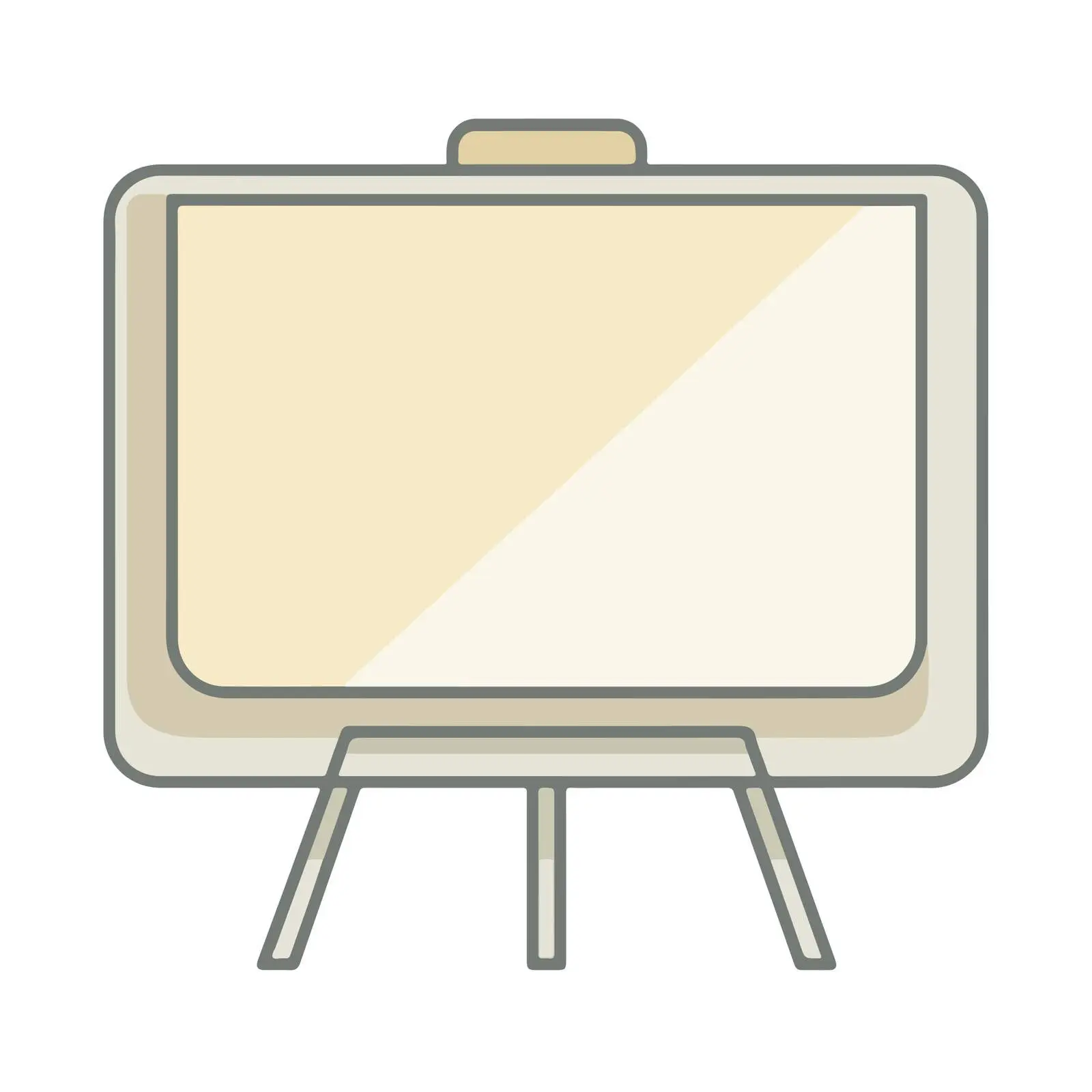 Minimalist Presentation Board Icon — free download from Dotvec
