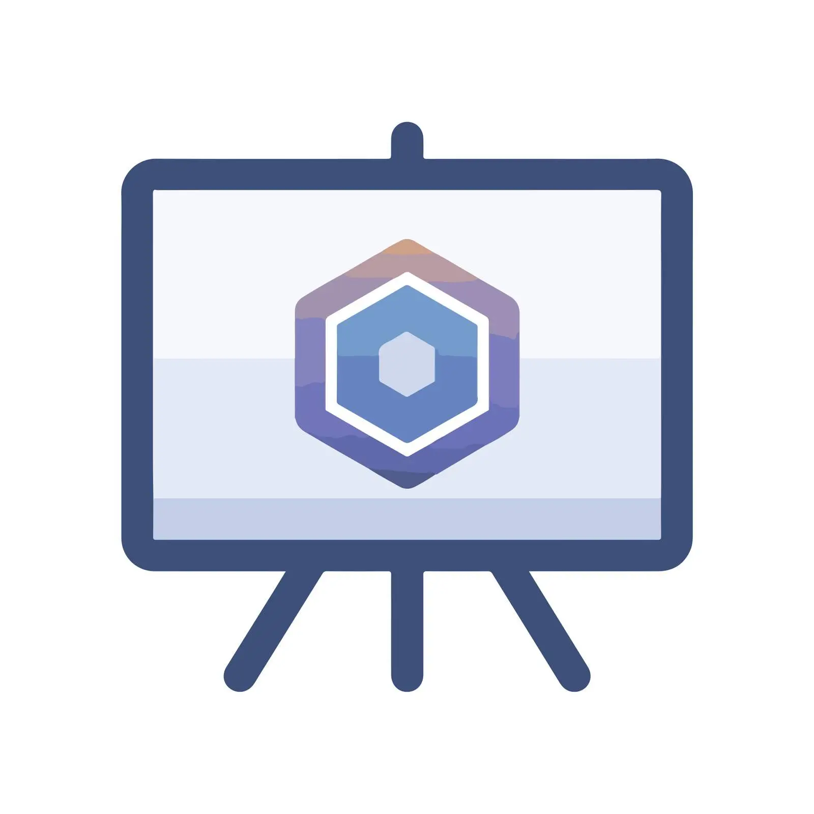 Minimal Presentation Board Icon — free download from Dotvec