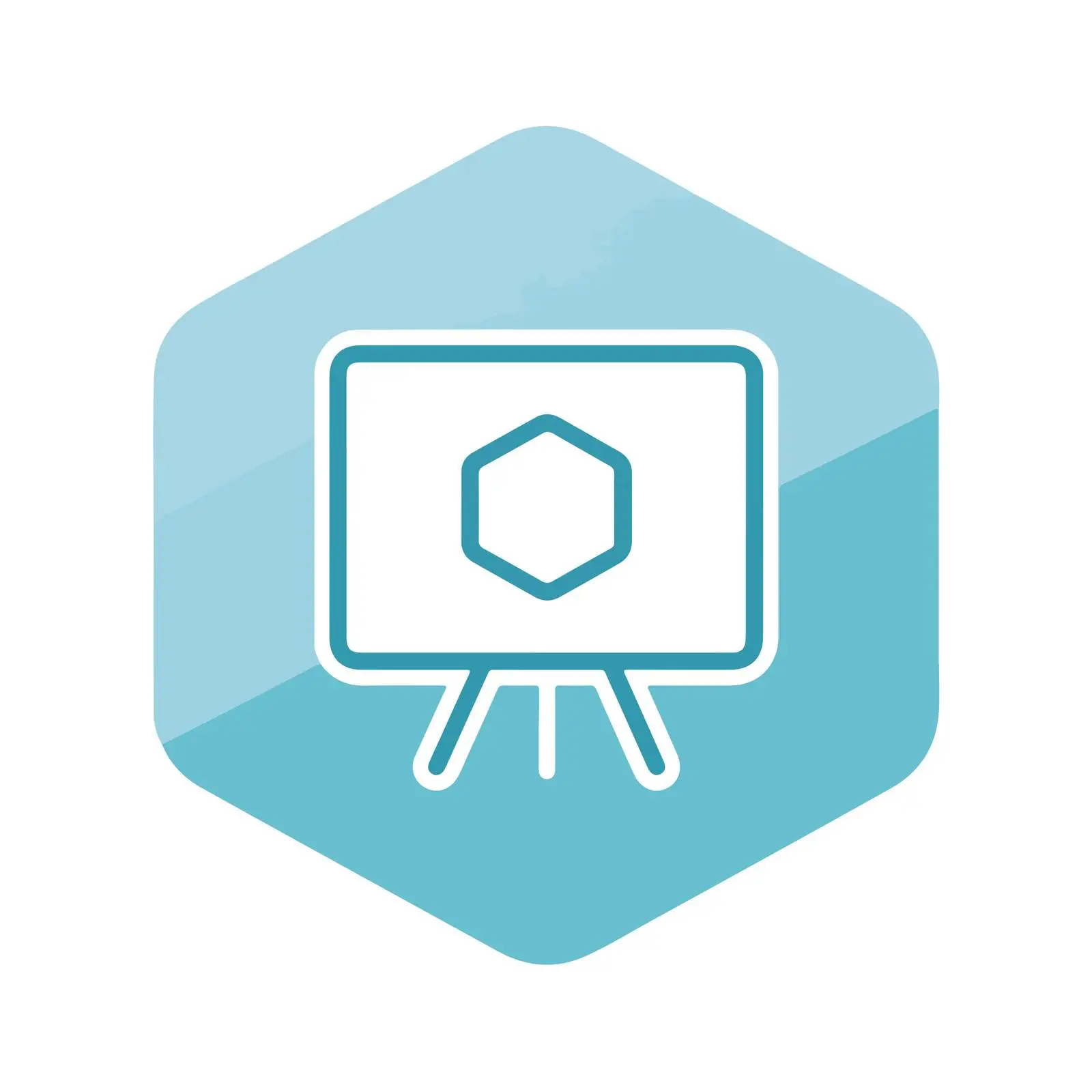 Minimal Presentation Board Icon — free download from Dotvec