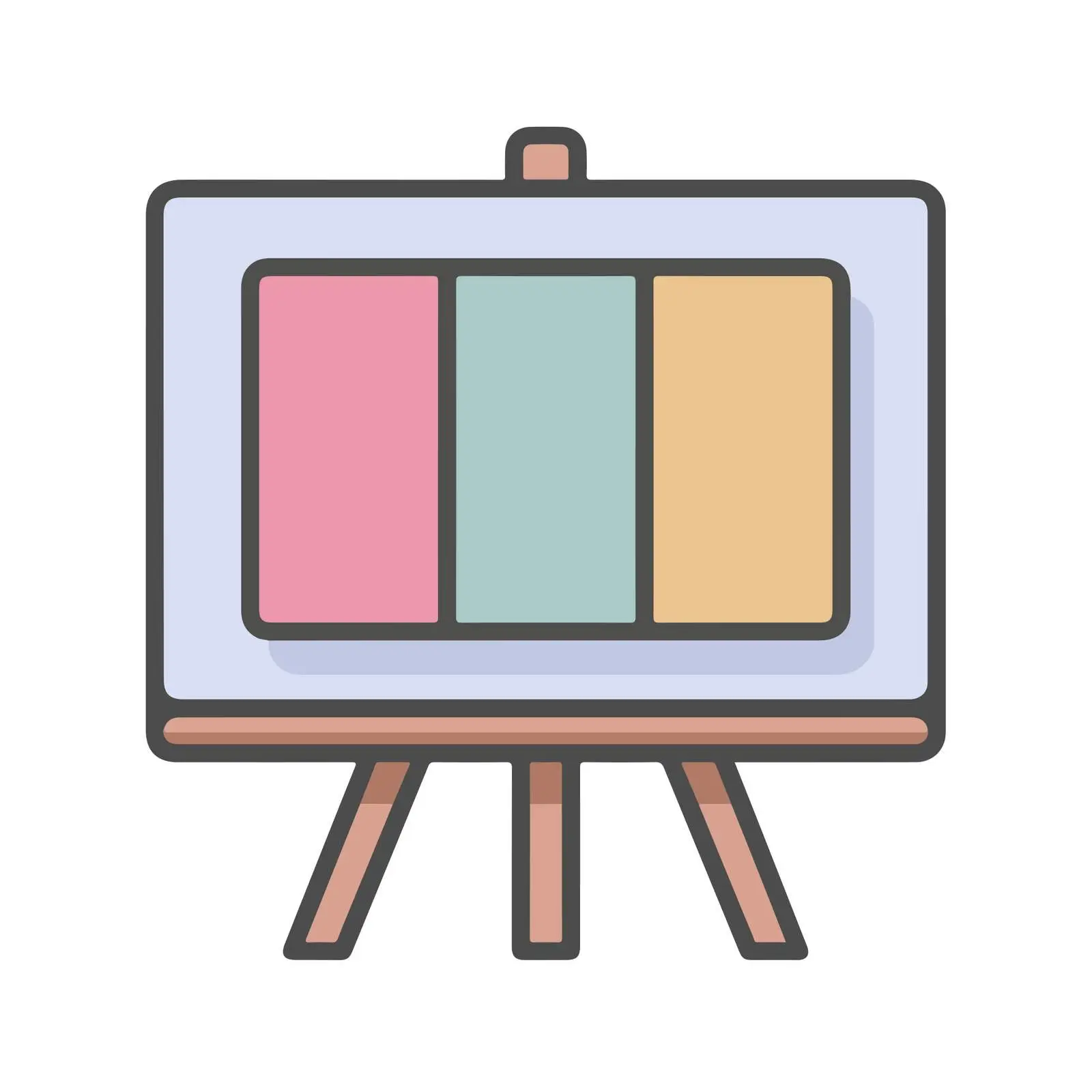 Minimal Presentation Board Icon — free download from Dotvec