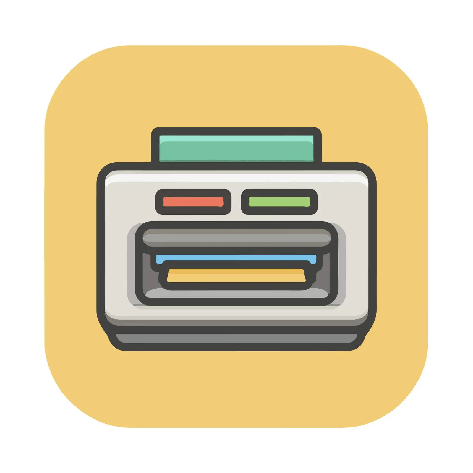 Printer Icon Design — free download from Dotvec