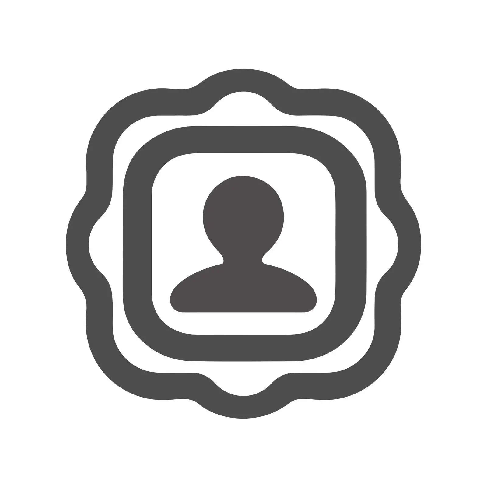 Profile Badge Pictogram — free download from Dotvec