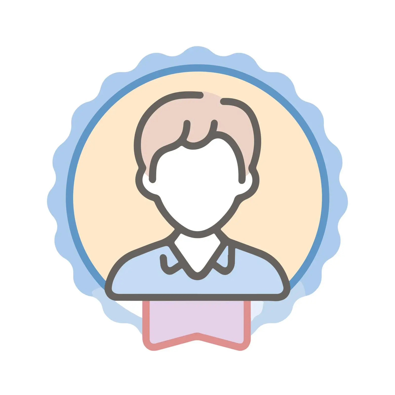 Profile Badge Icon Design — free download from Dotvec