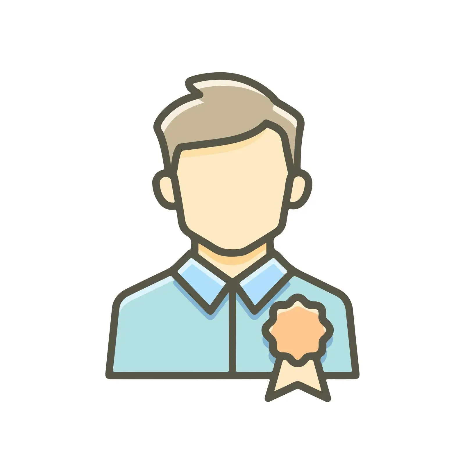 Profile Badge Icon — free download from Dotvec