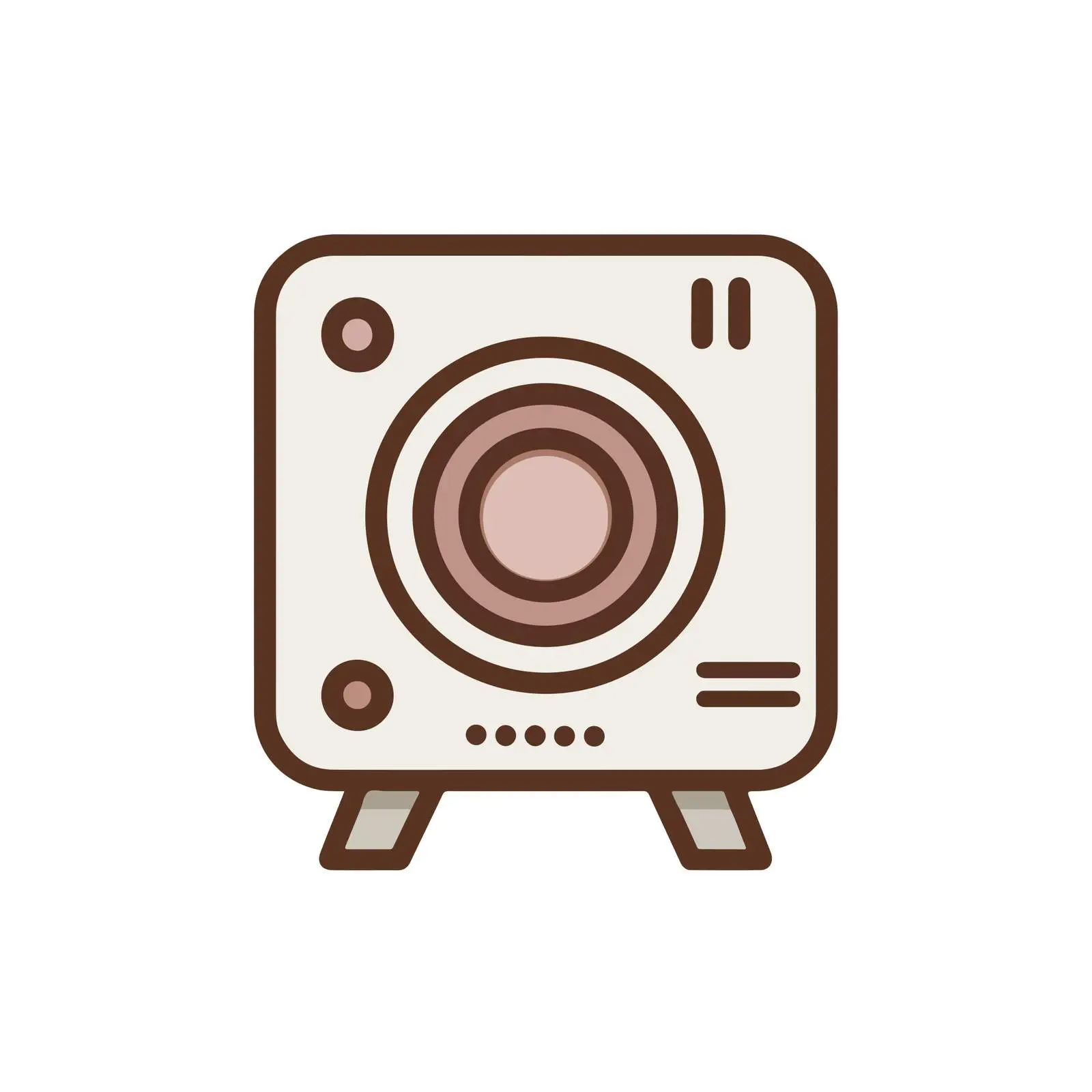Projector Icon Design – free projection image from Dotvec