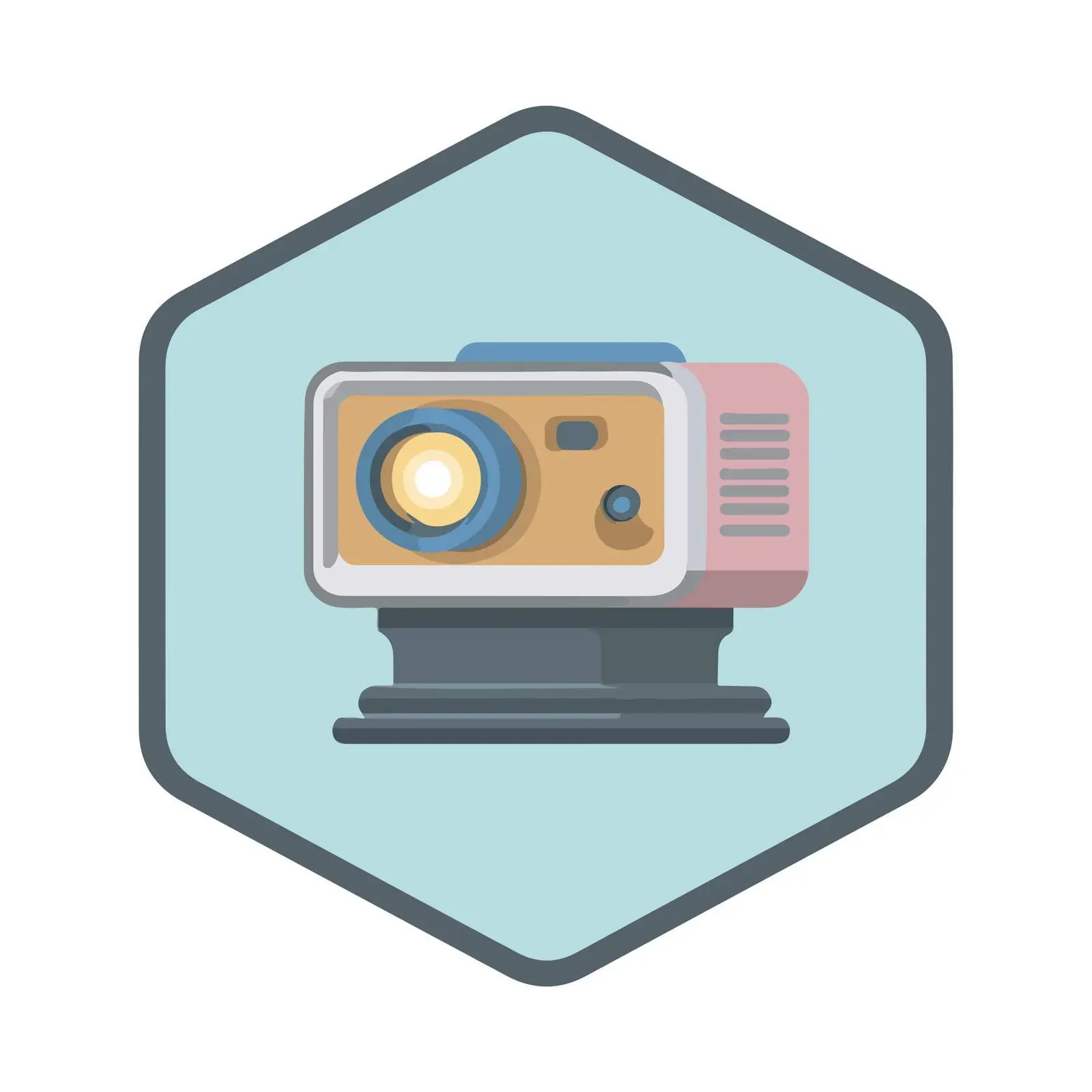 Minimalist Projector Icon — free download from Dotvec