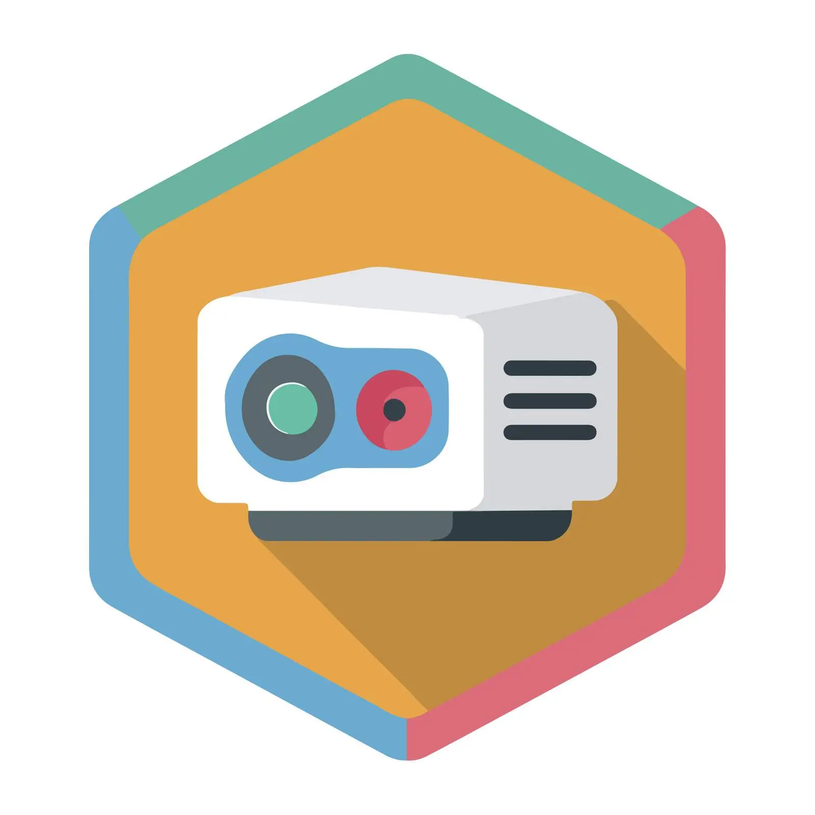 Minimalist Projector Icon — free download from Dotvec