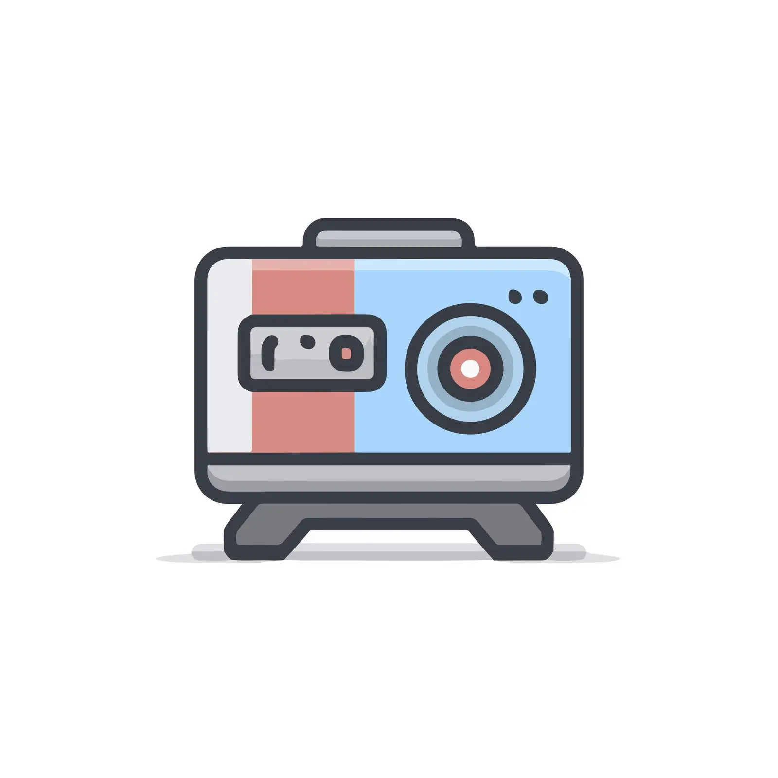 Geometric Projector Icon — free download from Dotvec