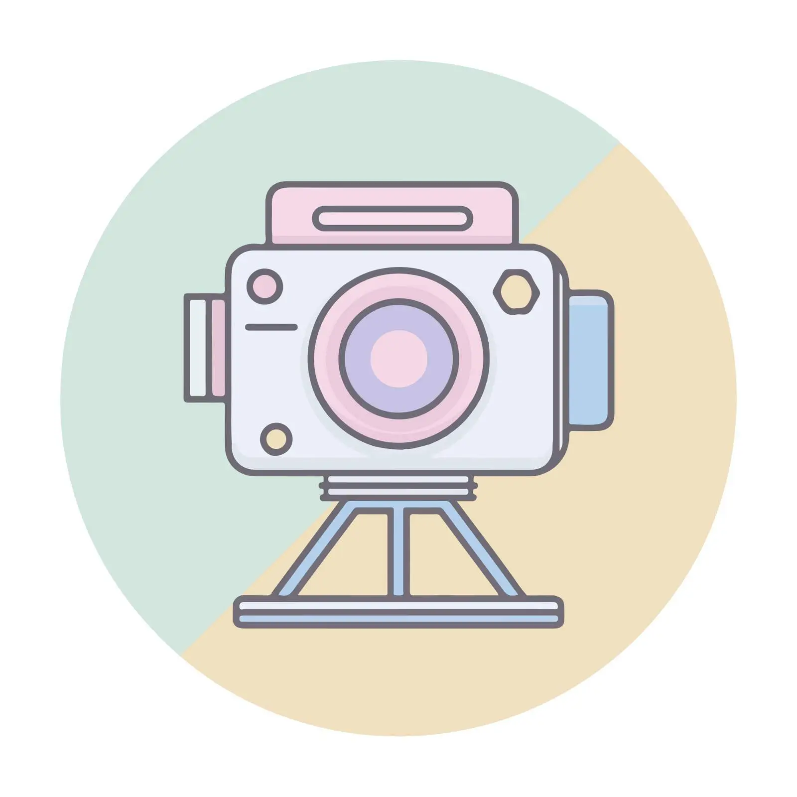 Projector Flat Design Icon — free download from Dotvec