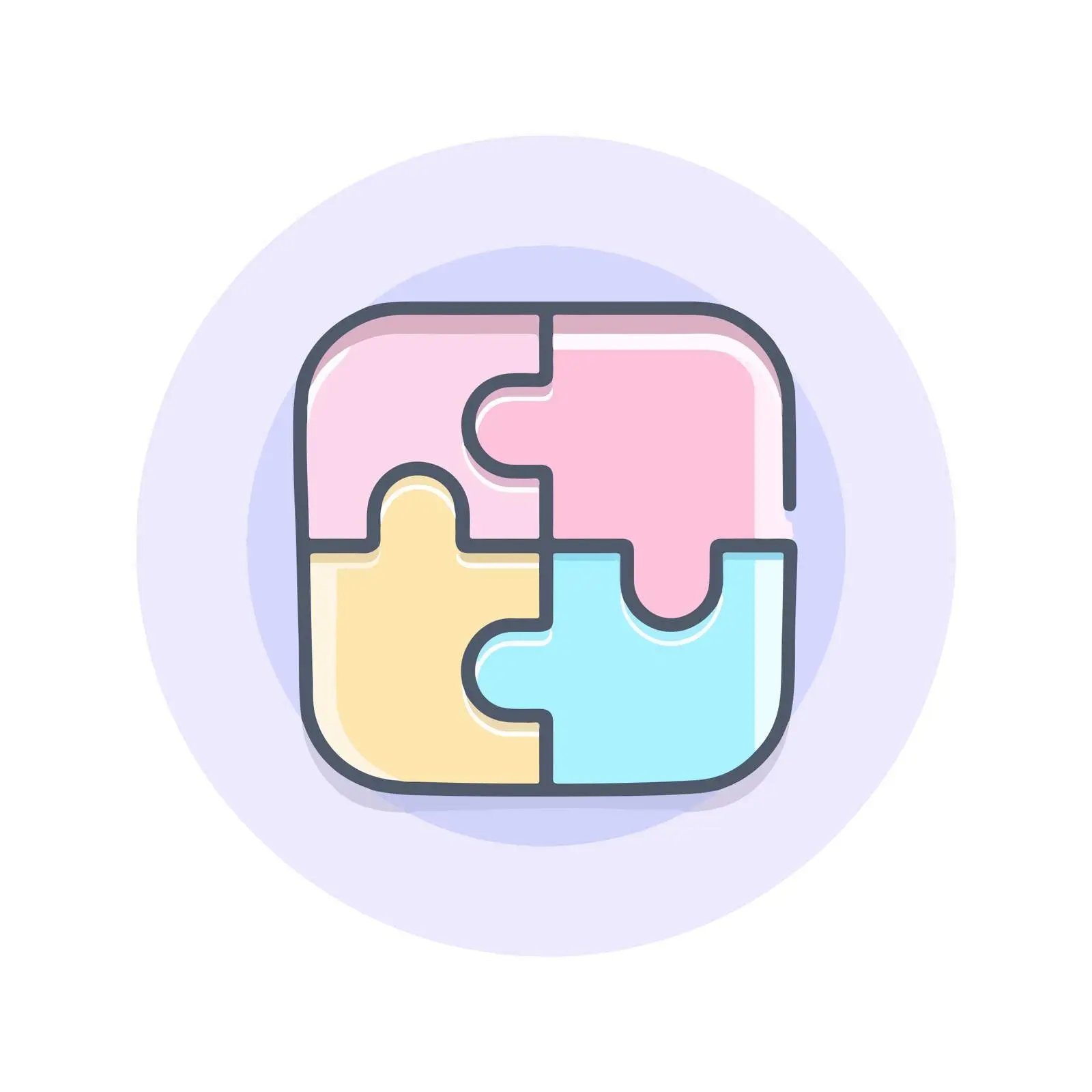 Clean Puzzle Piece Icon Design — free download from Dotvec