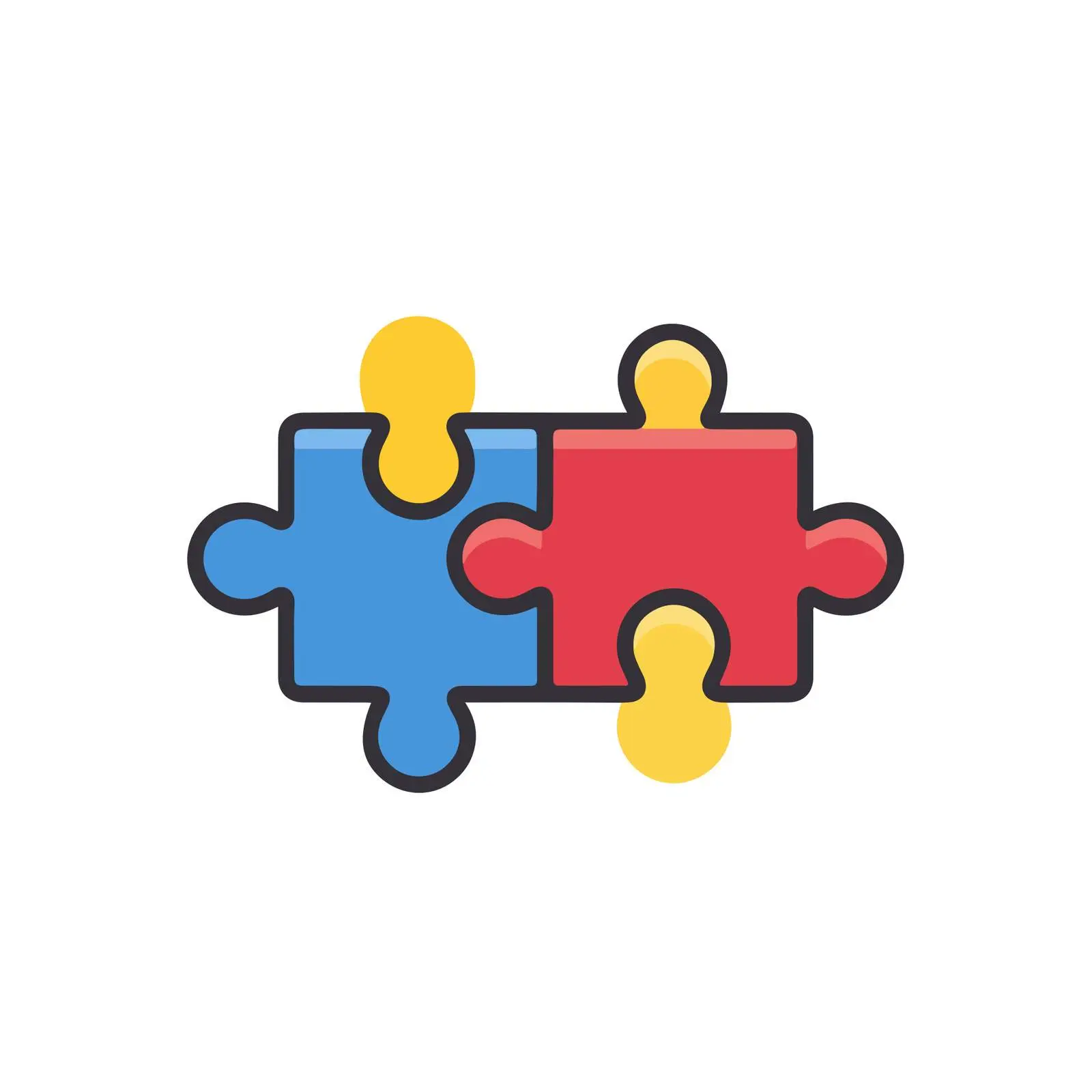 Puzzle Piece Icon Design — free download from Dotvec