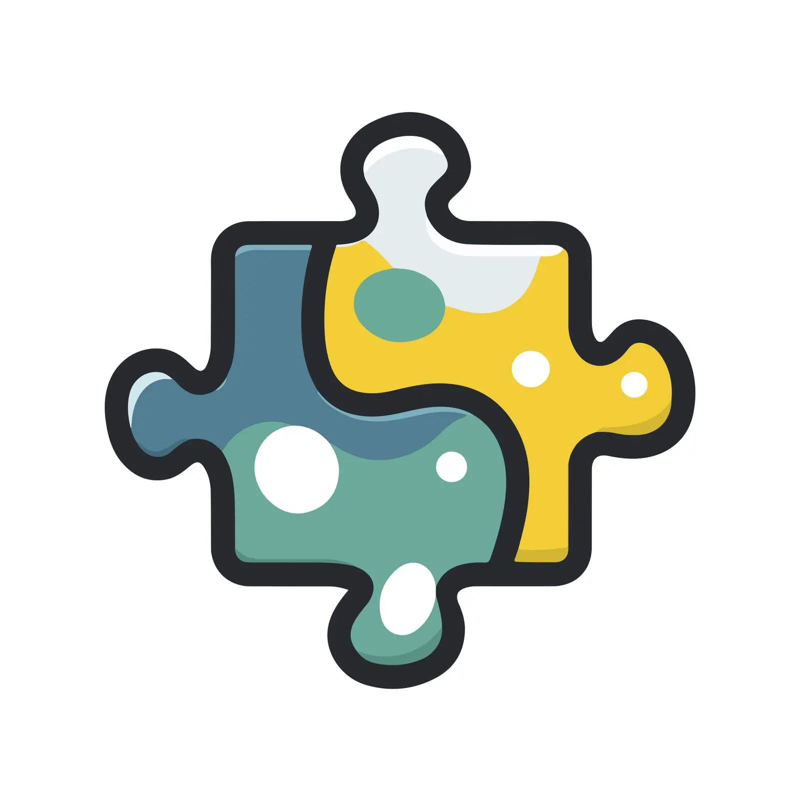 Puzzle Piece Icon Design — free download from Dotvec