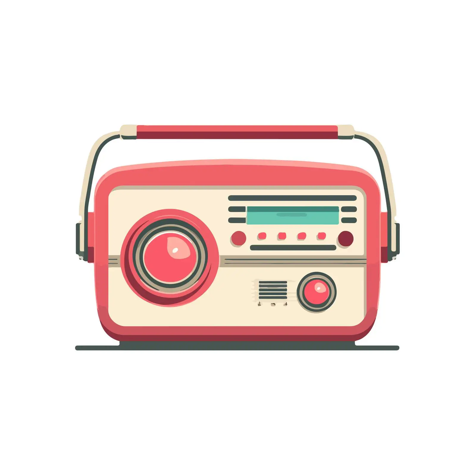 Minimal Radio Icon — free download from Dotvec