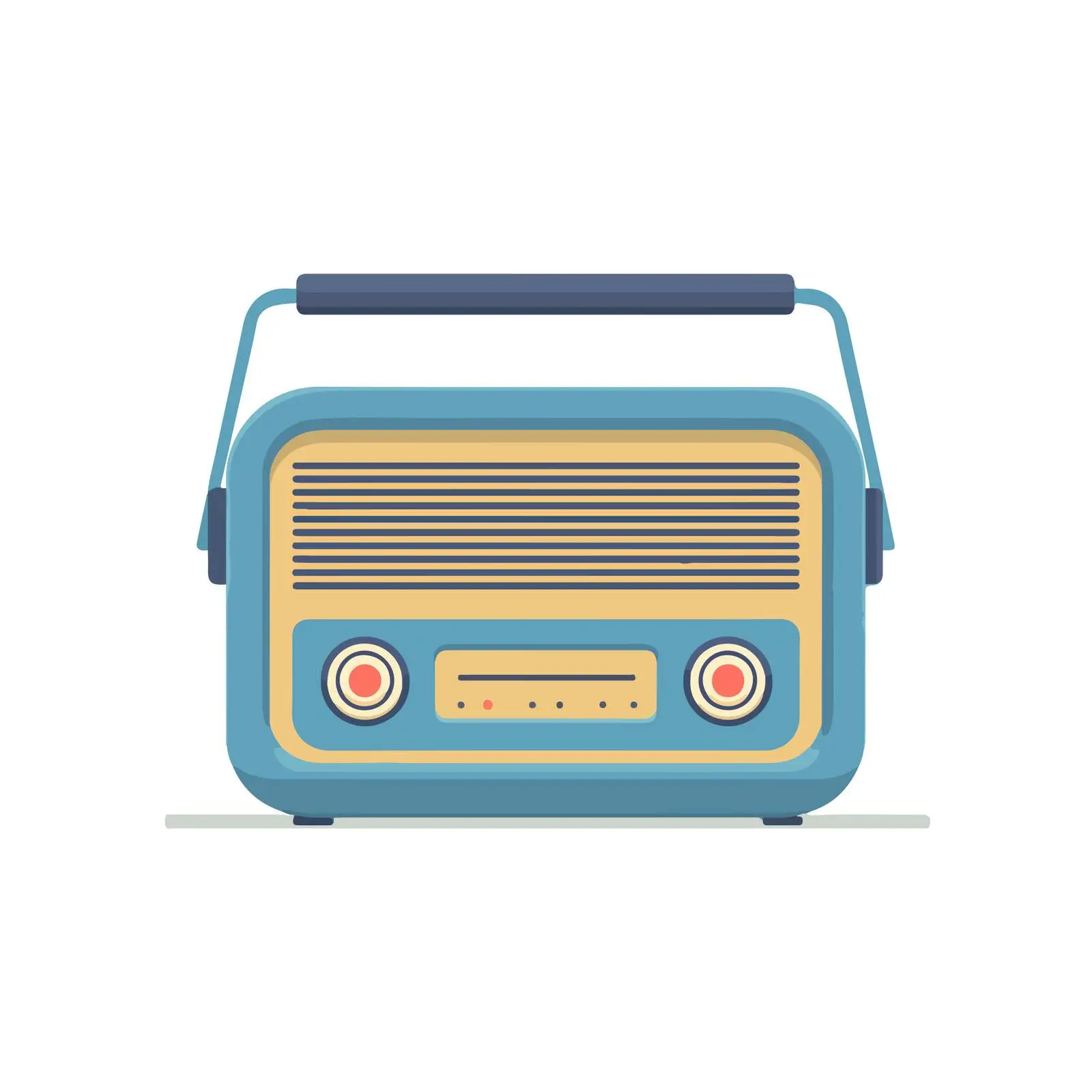 Minimal Radio Icon — free download from Dotvec