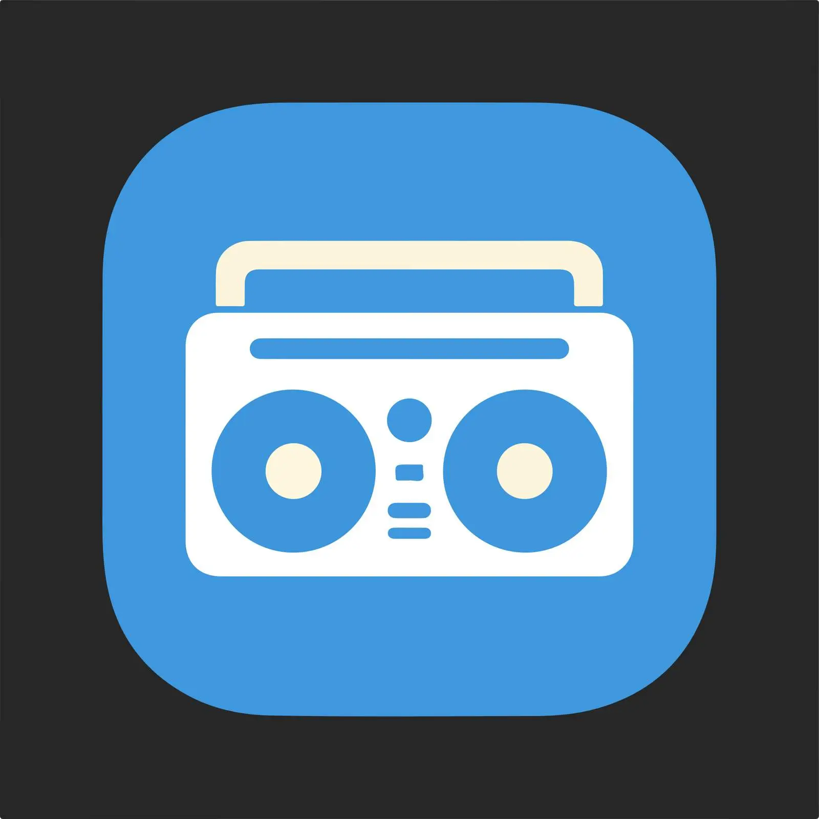 Sleek Radio Icon — free download from Dotvec