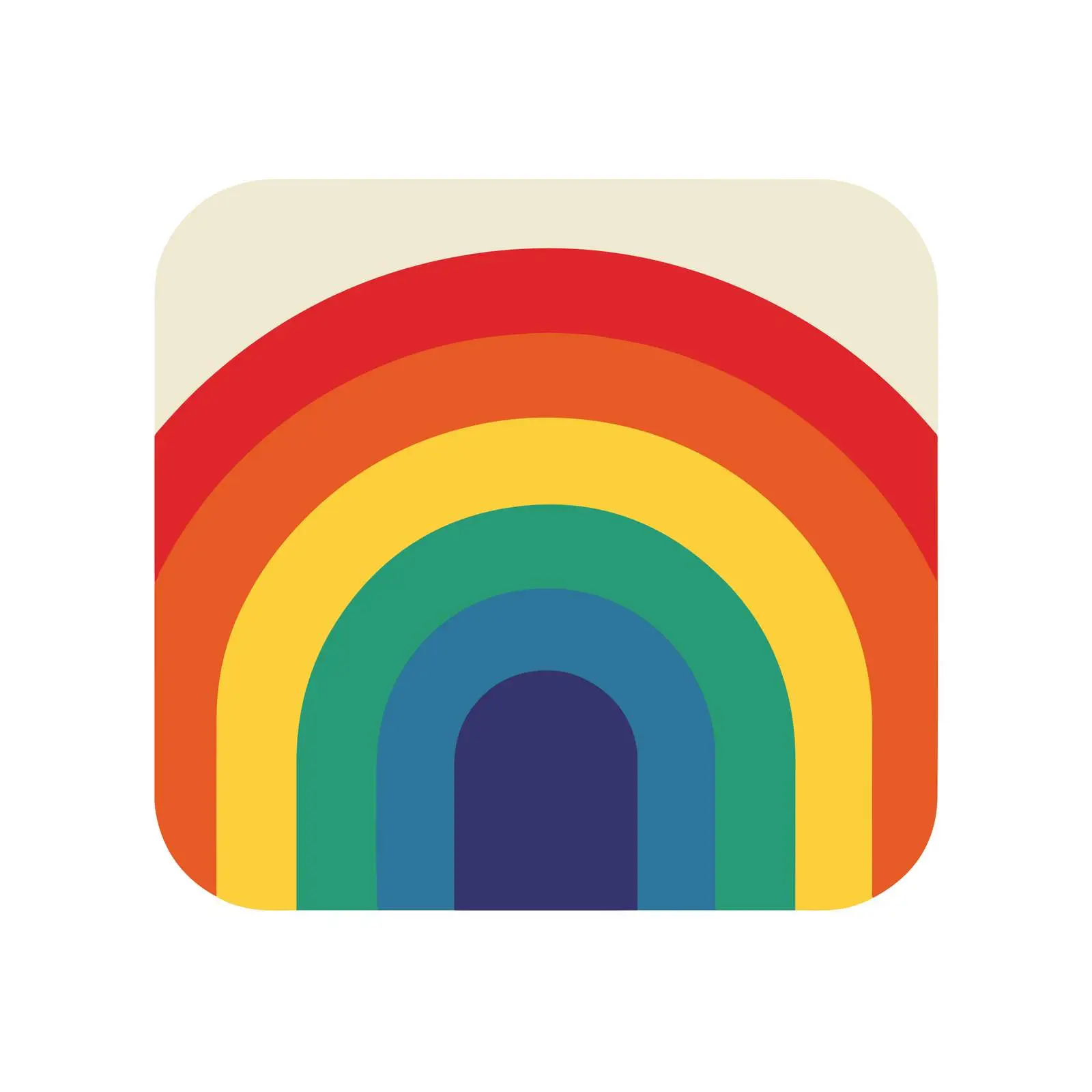 Rainbow Icon Pictogram Design — free download from Dotvec