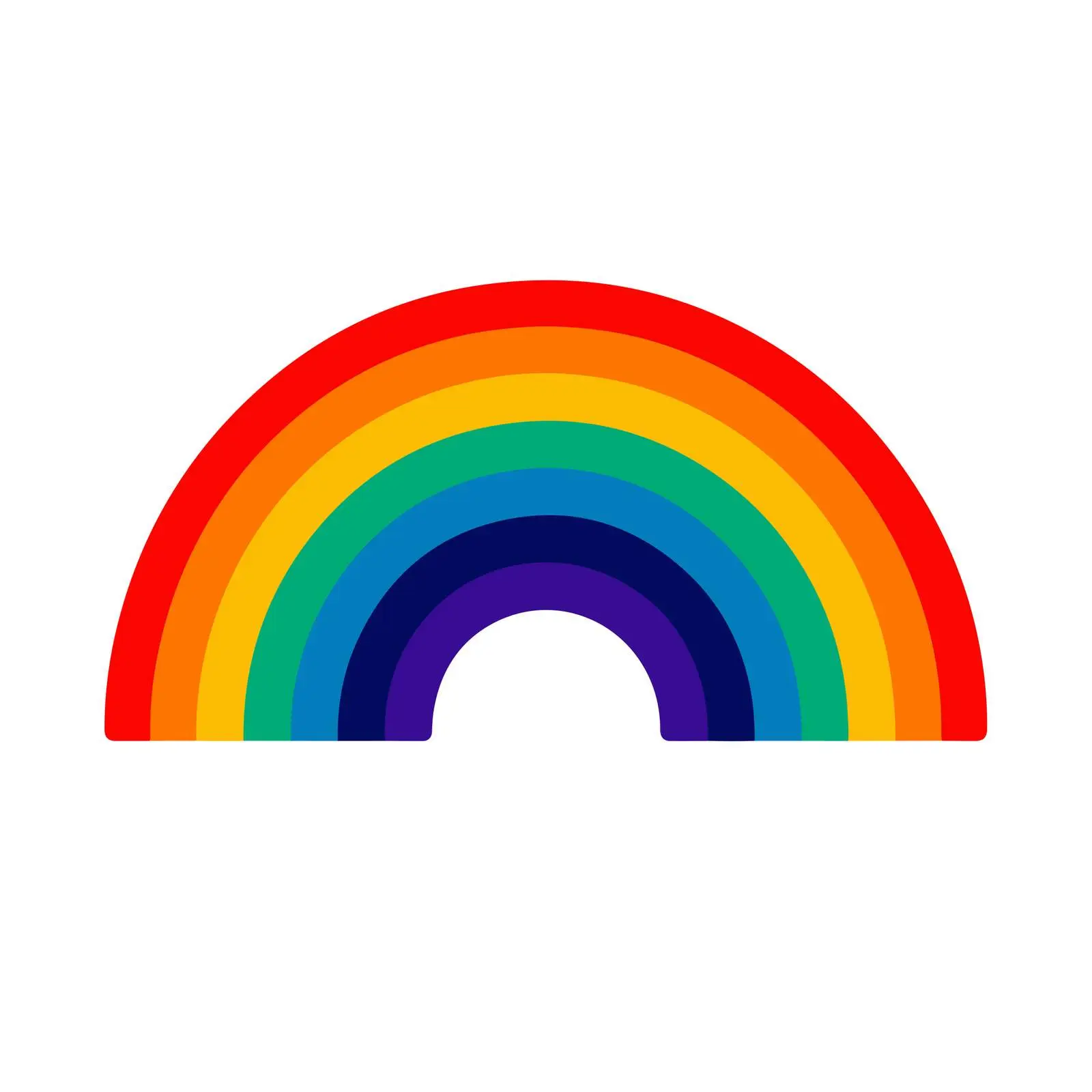 Rainbow Flat Design Icon — free download from Dotvec